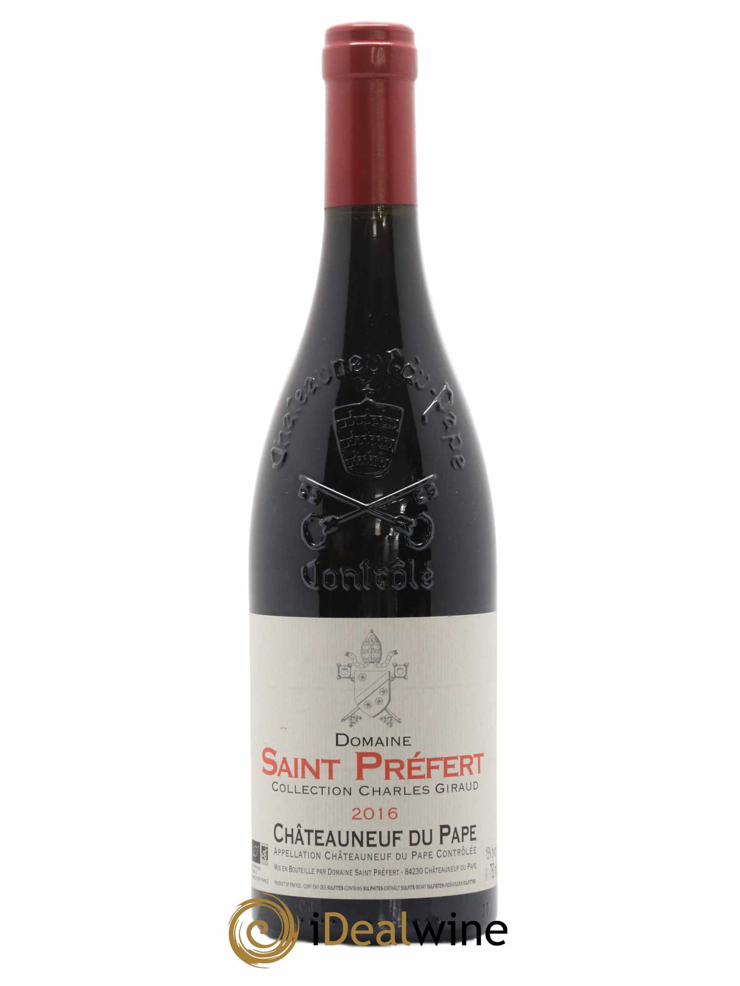 Châteauneuf-du-Pape Collection Charles Giraud Domaine Saint-Préfert 2016 - Lot de 1 bouteille - 0