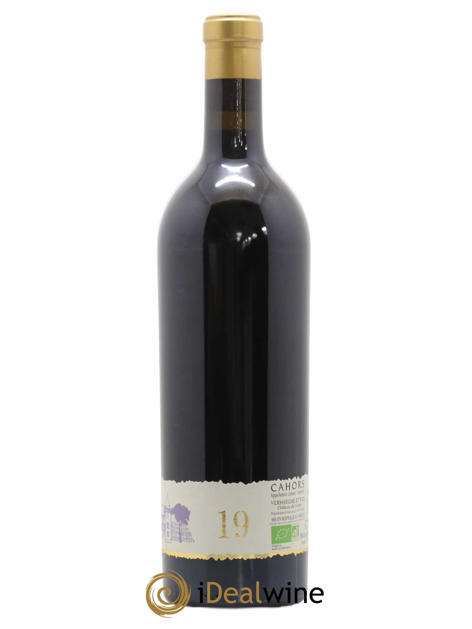 Cahors Château du Cèdre GC Pascal et Jean-Marc Verhaeghe 2019 - Lot de 1 bouteille - 1