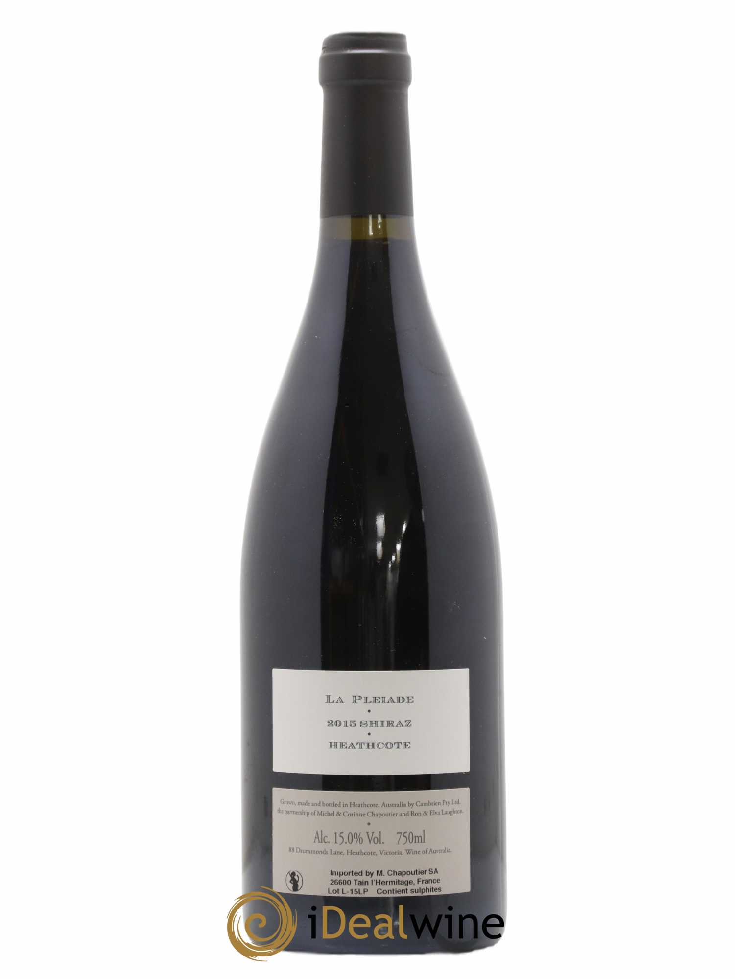 Australie Cambrien La Pleiade Chapoutier 2015 - Lot de 1 bouteille - 1