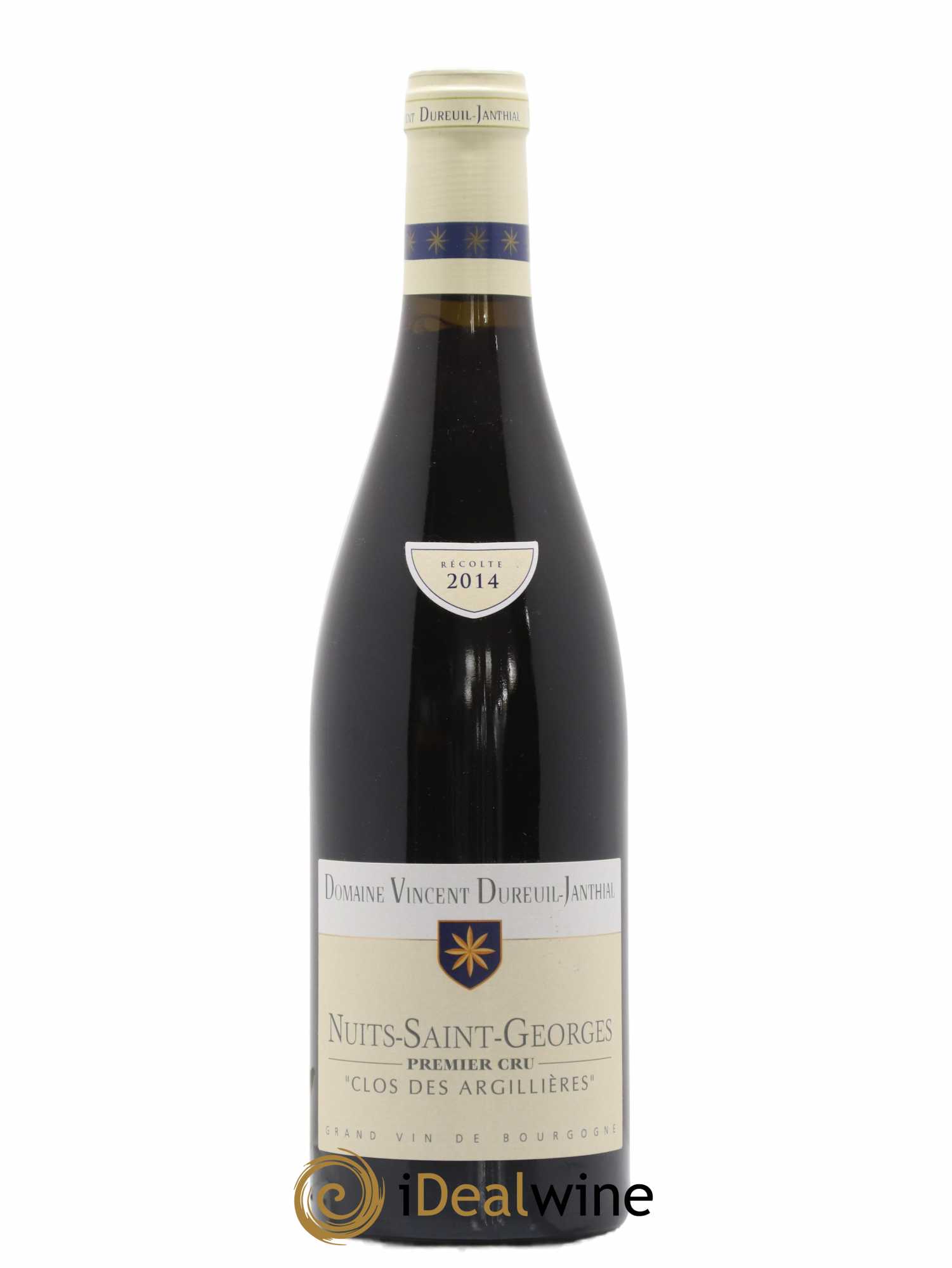 Nuits-Saint-Georges 1er Cru Clos des Argillières Vincent Dureuil-Janthial 2014 - Lot de 1 bouteille - 0