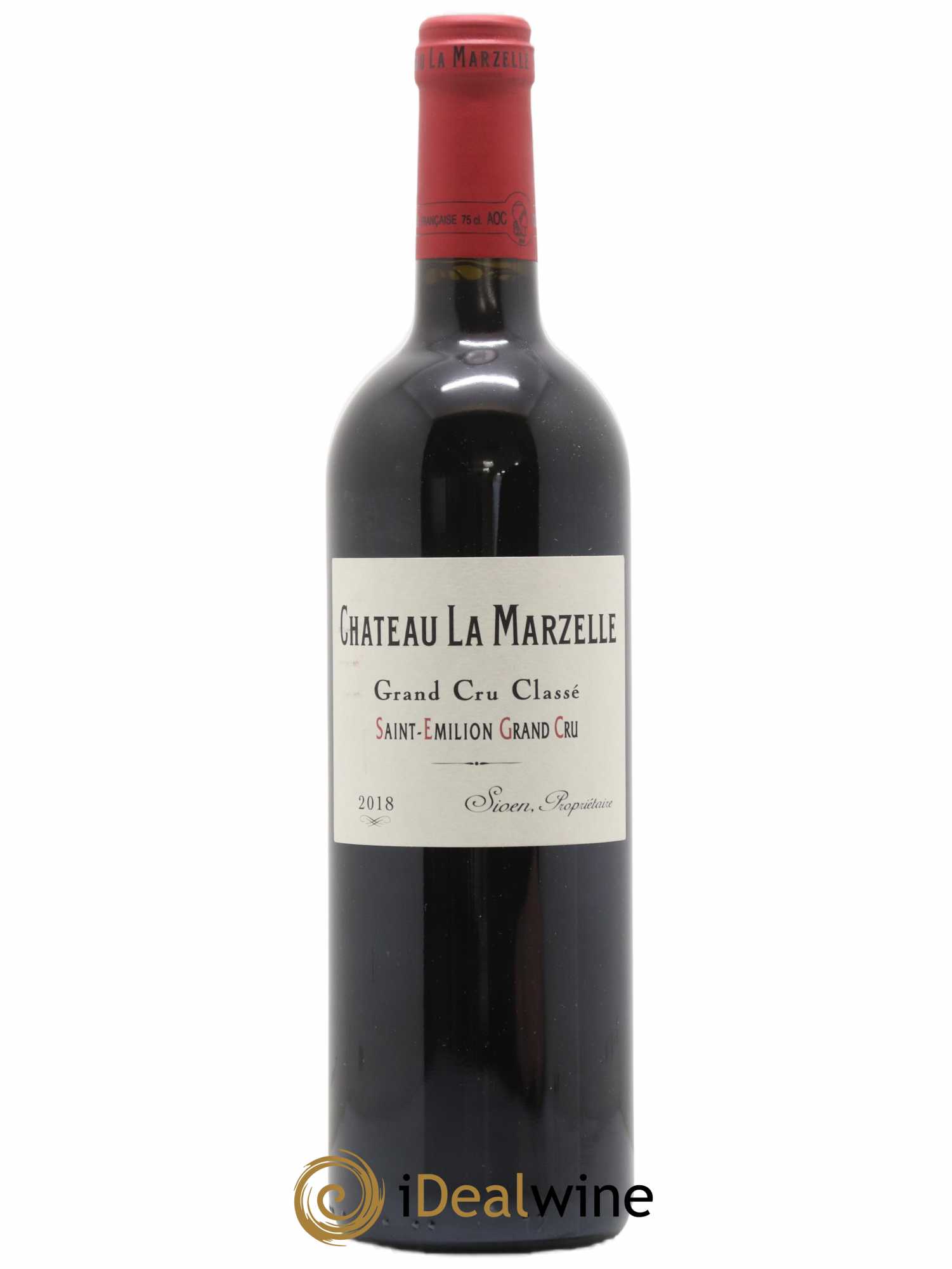 Château La Marzelle Grand Cru Classé 2018 - Lot de 1 bouteille - 0