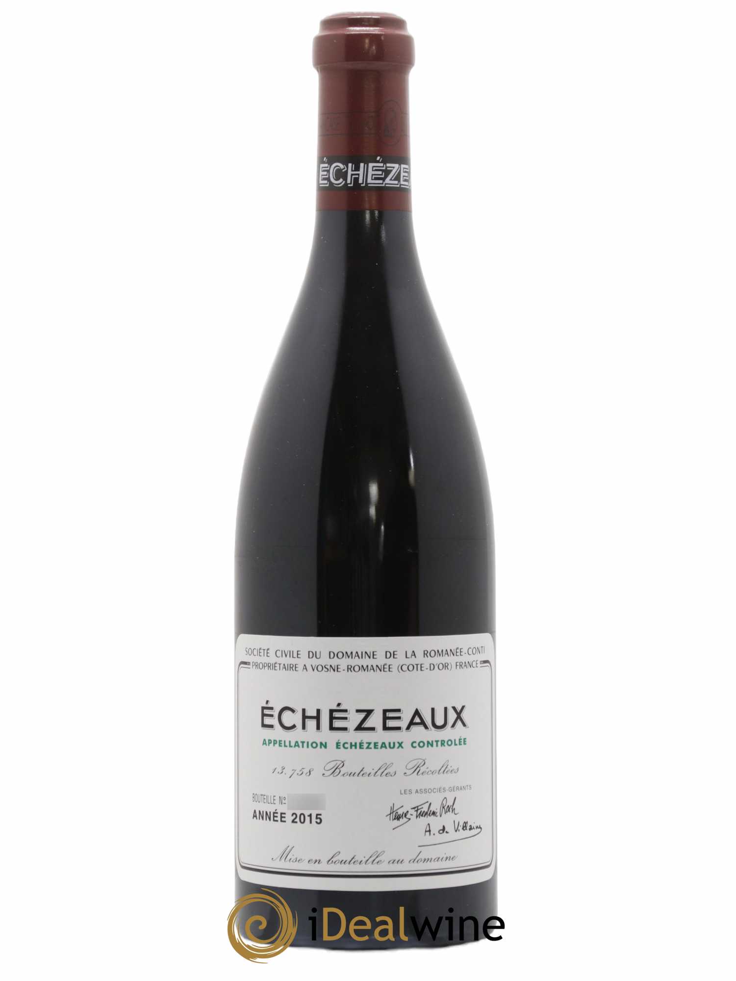 Echezeaux Grand Cru Domaine de la Romanée-Conti 2015 - Lot de 1 bouteille - 0