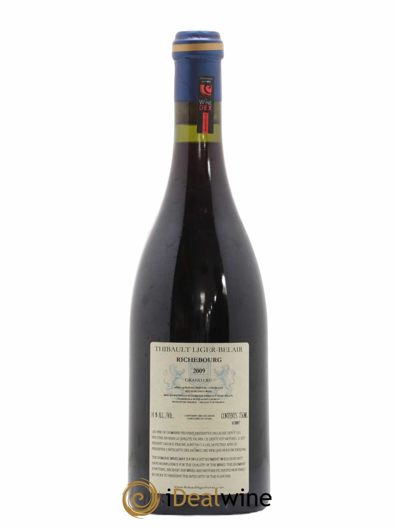 Richebourg Grand Cru Thibault Liger-Belair 2009 - Lot de 1 bouteille - 1