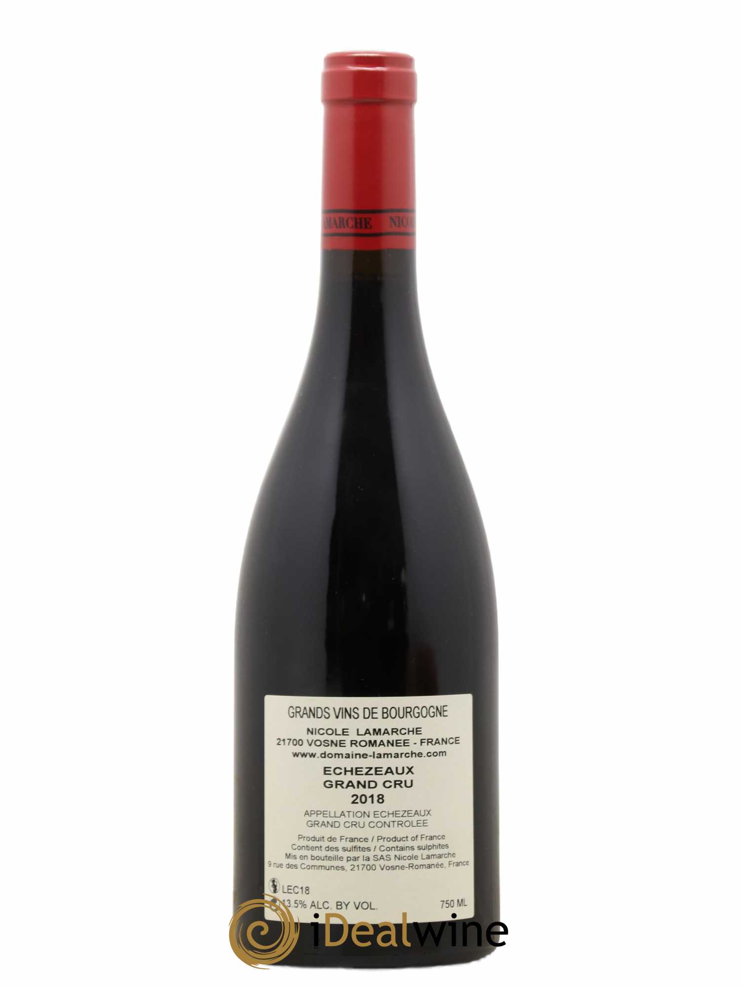 Echezeaux Grand Cru Lamarche (Domaine) 2018 - Lot de 1 bouteille - 1
