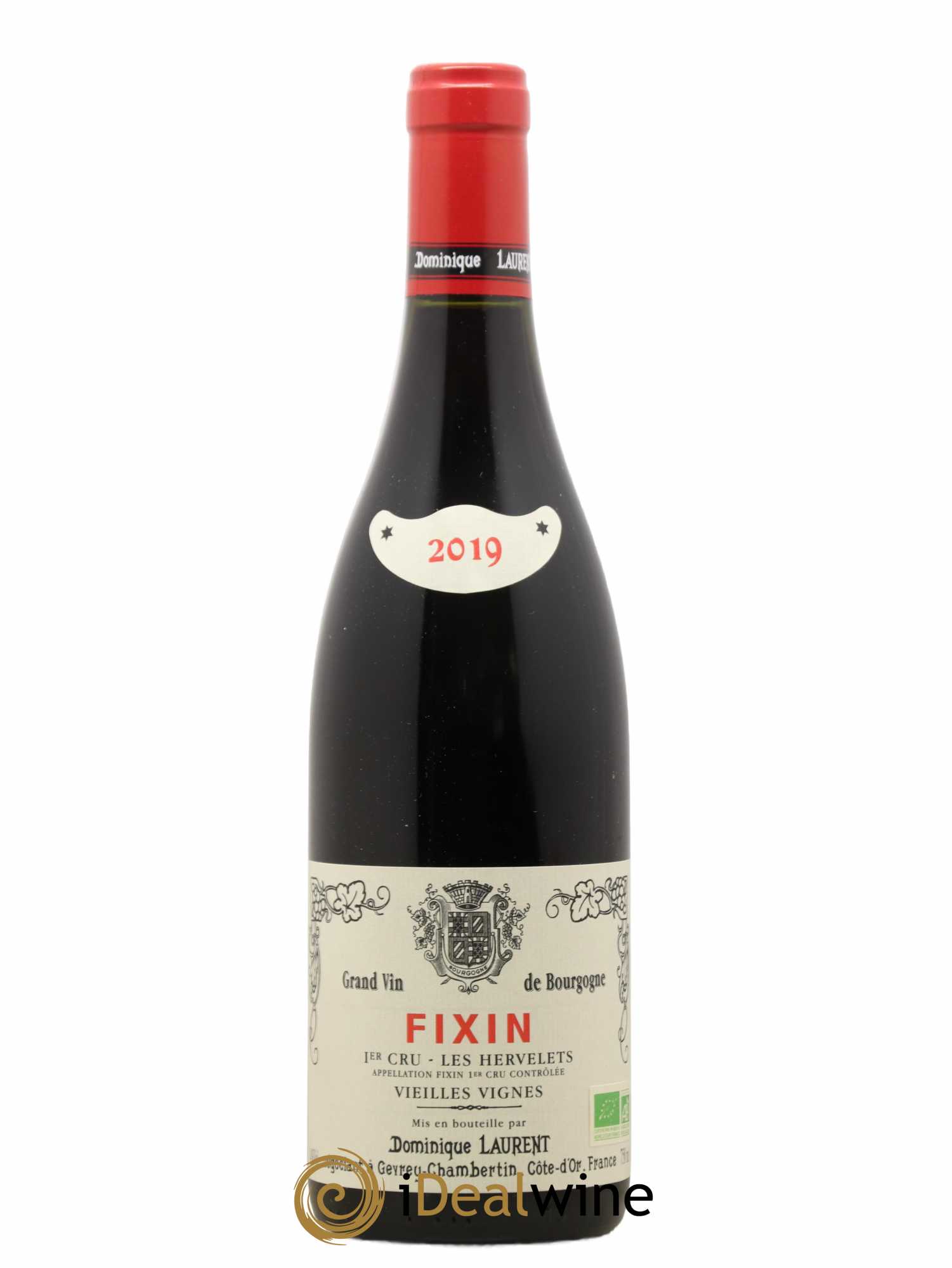Fixin 1er Cru Les Hervelets Vieilles Vignes Dominique Laurent 2019 - Lotto di 1 bottiglia - 0