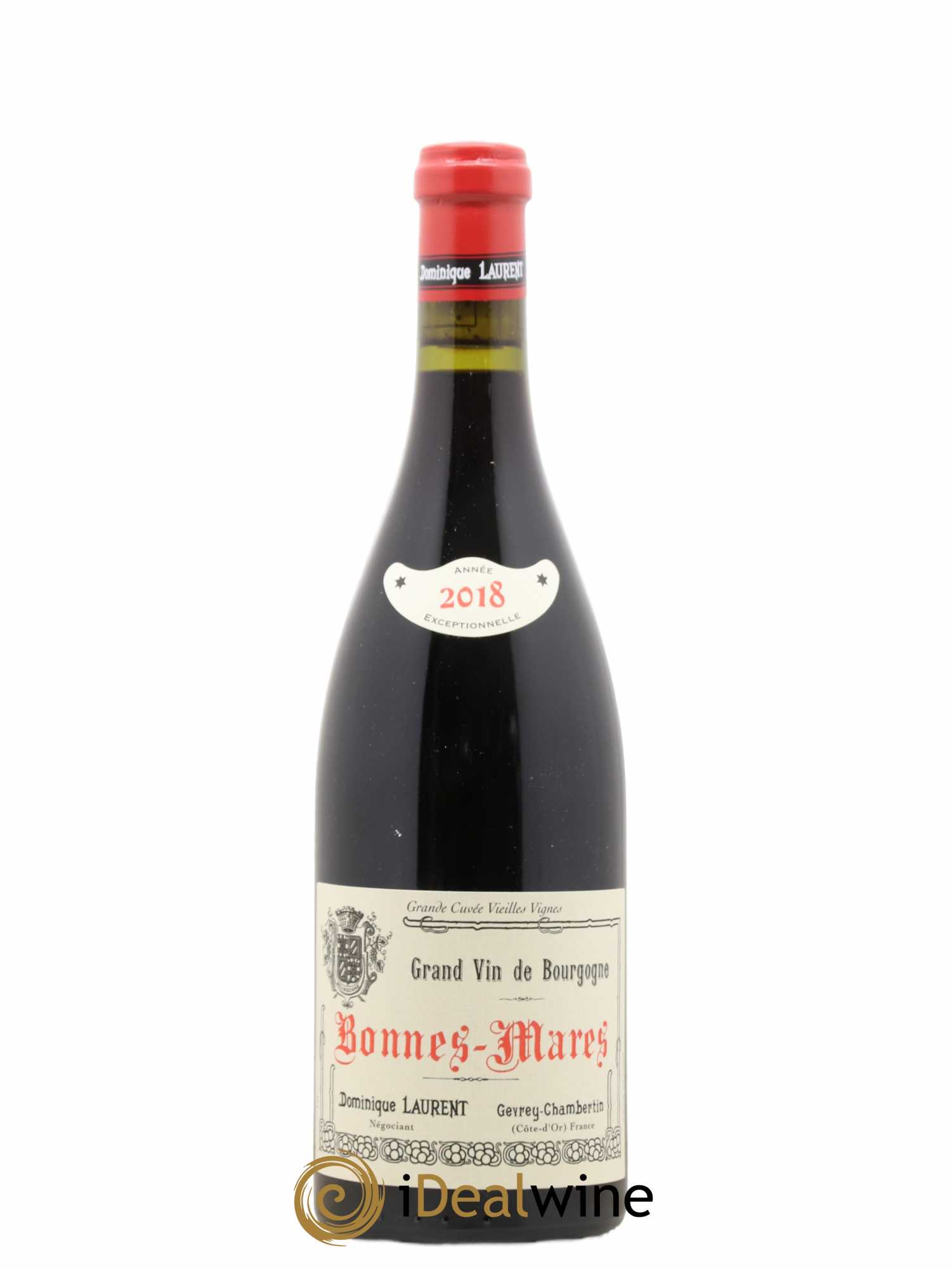 Bonnes-Mares Grand Cru Grande Cuvée Vieilles Vignes Dominique Laurent 2018 - Lot de 1 bouteille - 0