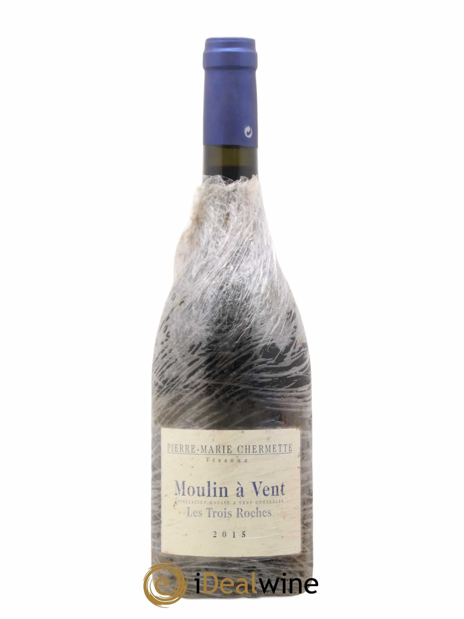 Moulin-à-Vent Les Trois Roches Domaine du Vissoux - P-M. Chermette 2015 - Lot de 1 bouteille - 0