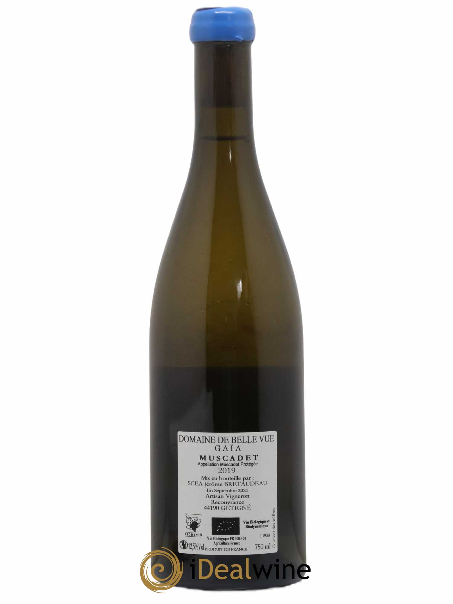 Muscadet-Sèvre-et-Maine Gaia Jérôme Bretaudeau - Domaine de Bellevue 2019 - Lot de 1 bouteille - 1