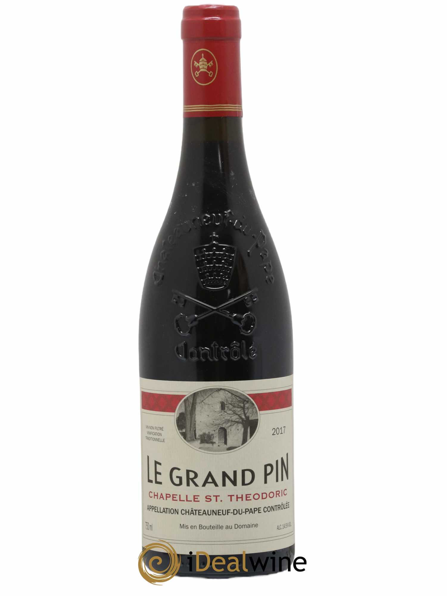 Châteauneuf-du-Pape Cuvee Le Grand Pin Chapelle Saint Theodoric Domaine De Cristia 2017 - Posten von 1 Flasche - 0
