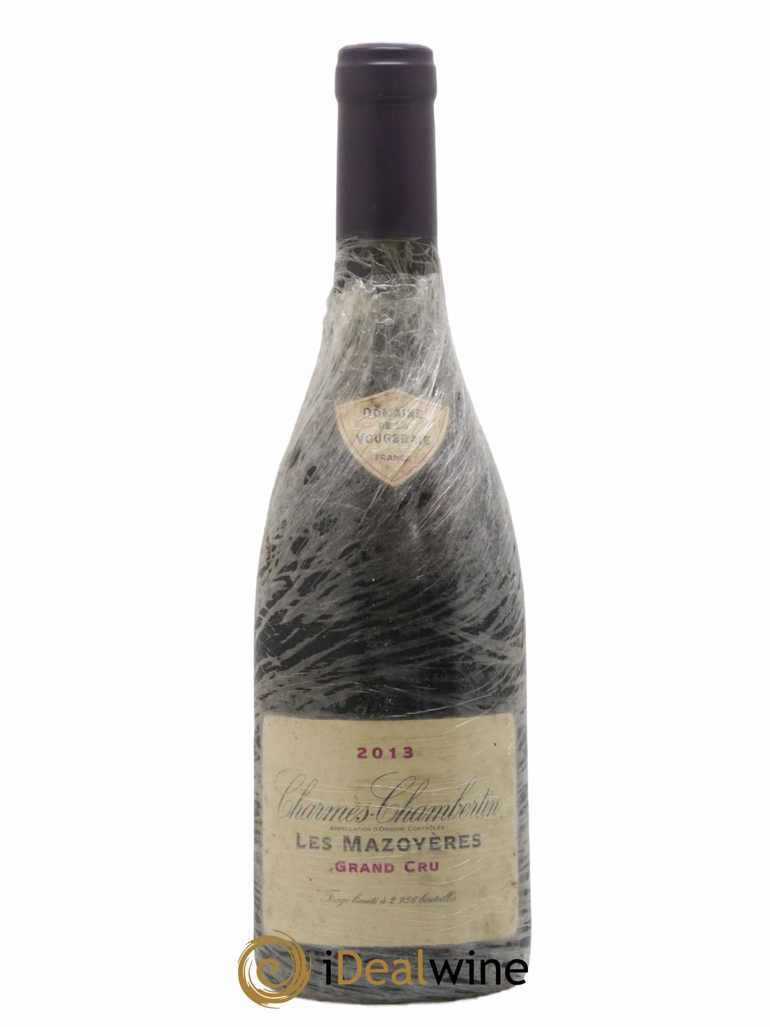 Charmes-Chambertin Grand Cru Les Mazoyères La Vougeraie 2013 - Lot de 1 bouteille - 0