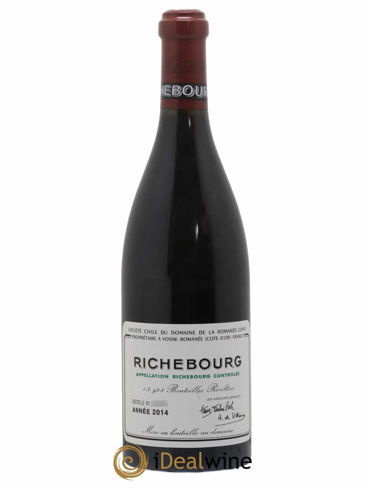 Richebourg Grand Cru Domaine de la Romanée-Conti 2014 - Lot de 1 bouteille - 0