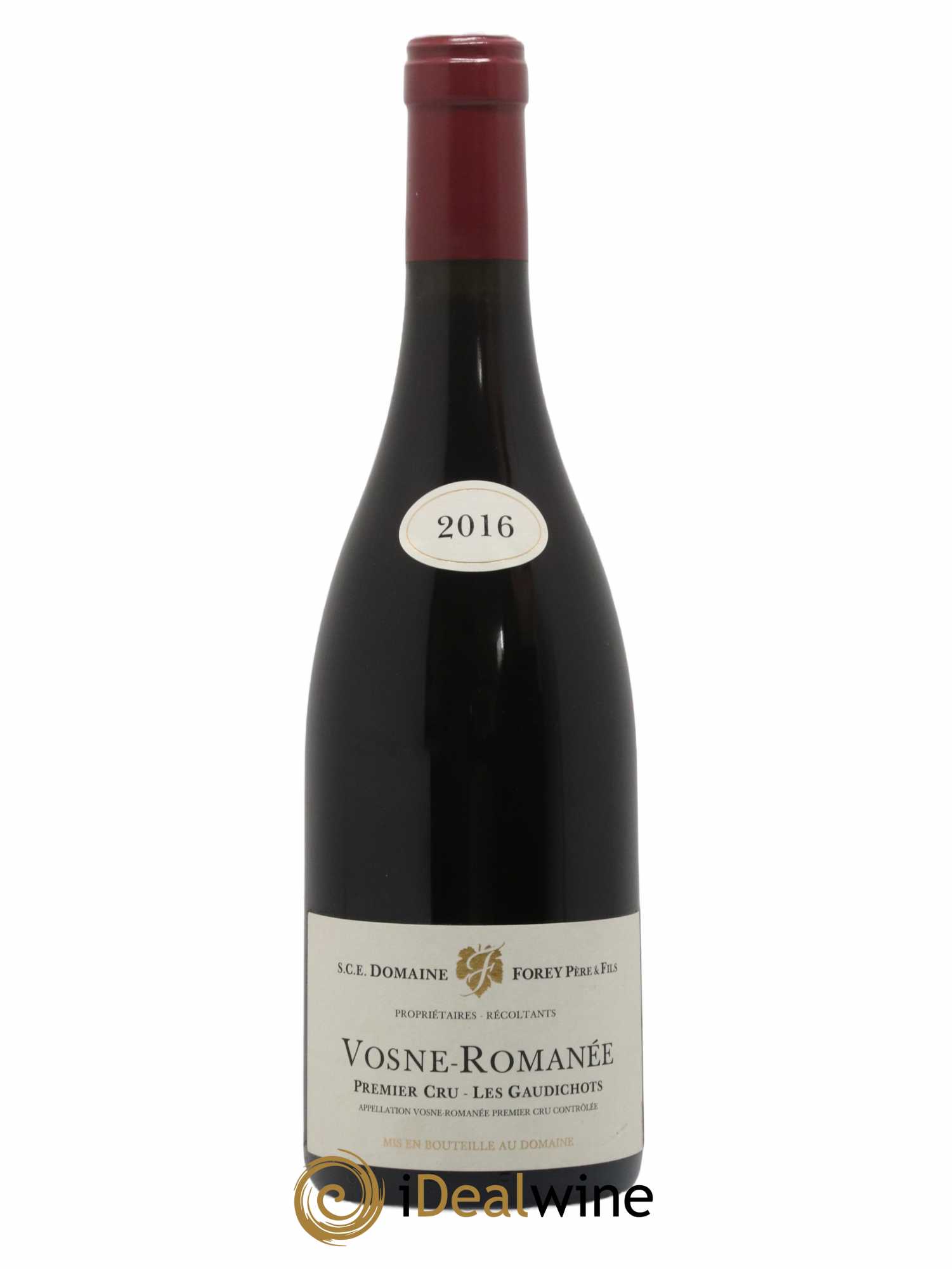 Vosne-Romanée 1er Cru Les Gaudichots Forey Père et Fils (Domaine) 2016 - Lot de 1 bouteille - 0