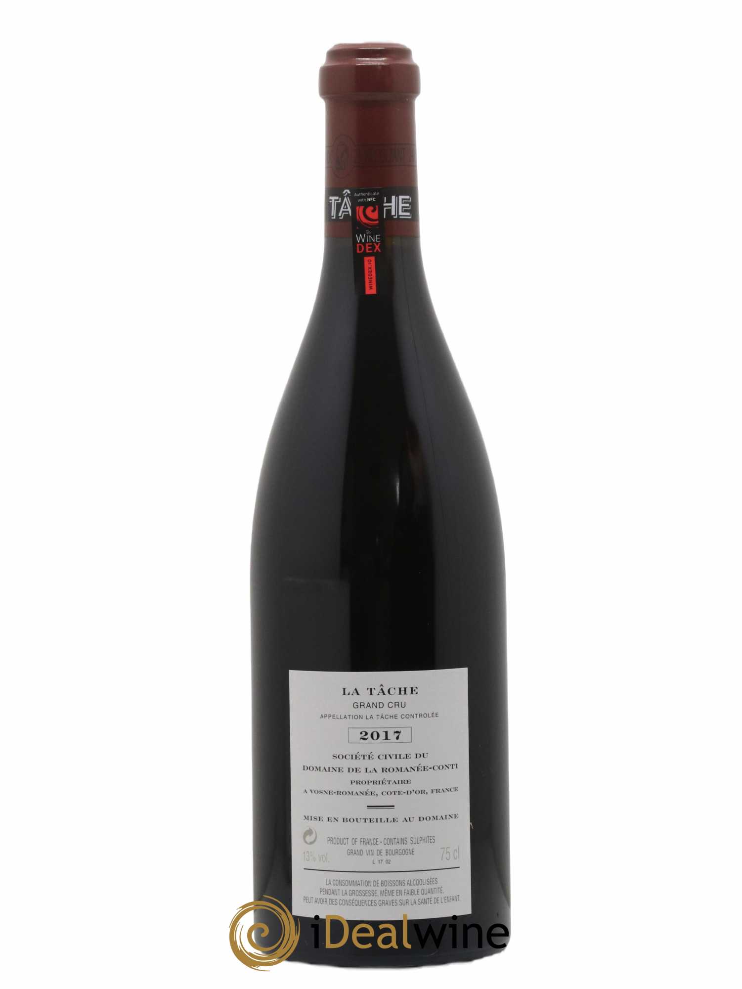 La Tâche Grand Cru Domaine de la Romanée-Conti 2017 - Lot of 1 bottle - 1