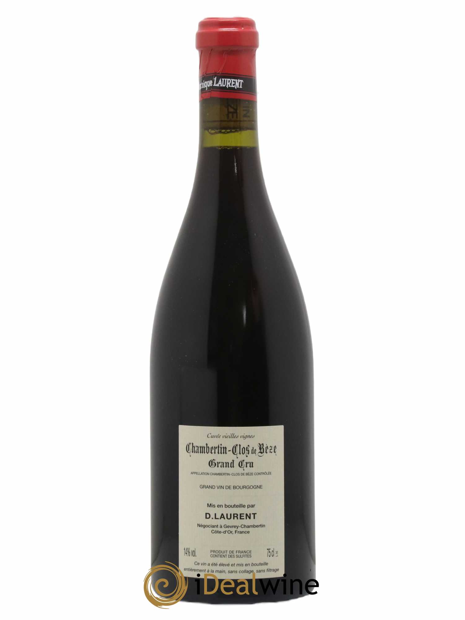 Chambertin Clos de Bèze Grand Cru Grande cuvée Vieilles vignes Dominique Laurent 2018 - Lot de 1 bouteille - 1