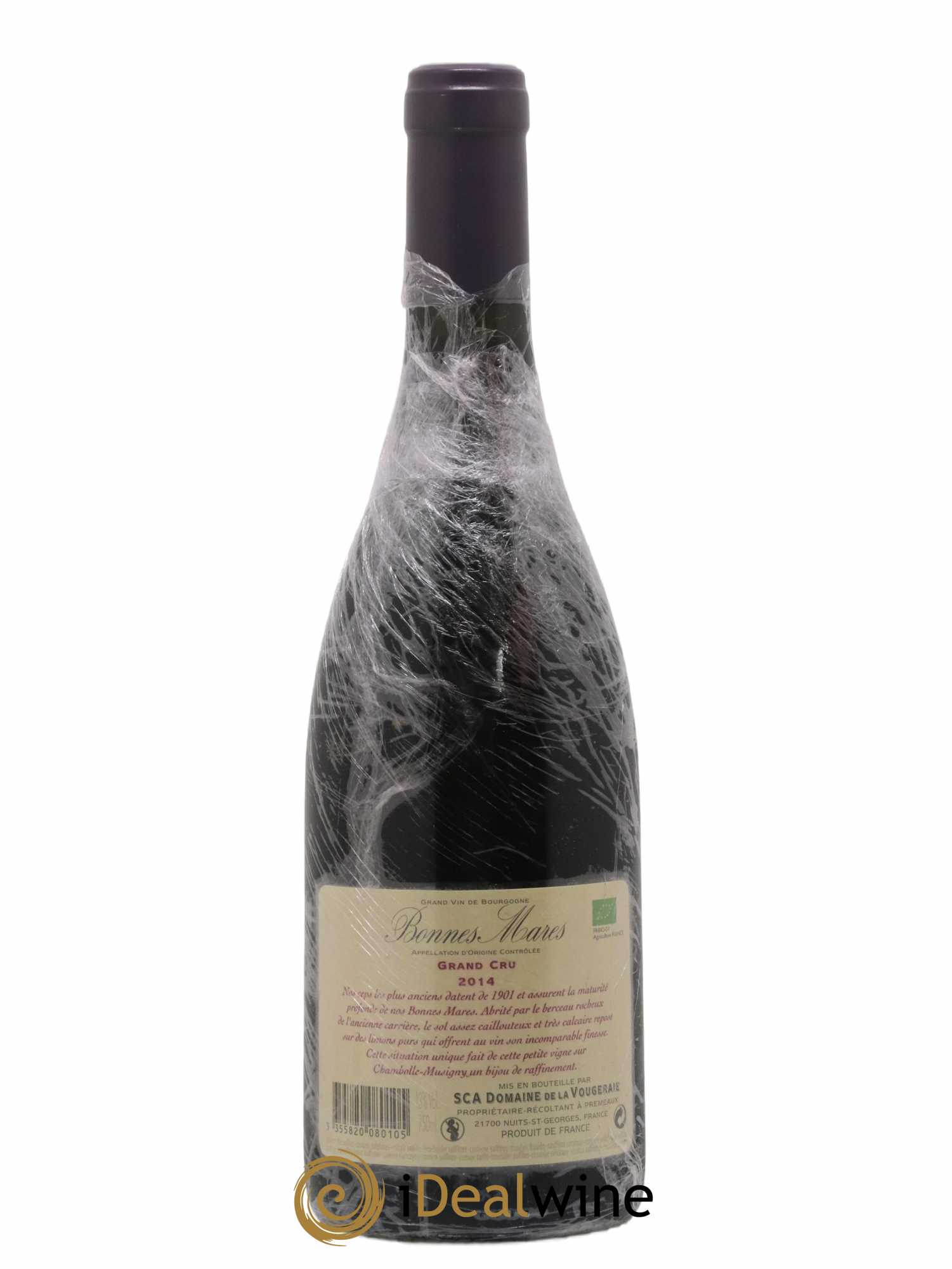 Bonnes-Mares Grand Cru La Vougeraie 2014 - Lot de 1 bouteille - 1