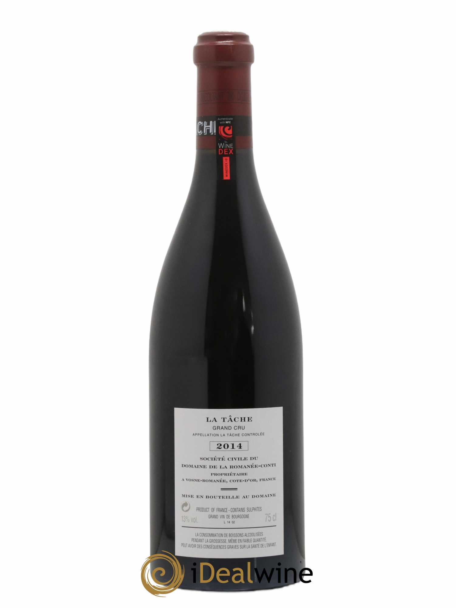 La Tâche Grand Cru Domaine de la Romanée-Conti 2014 - Lot de 1 bouteille - 1
