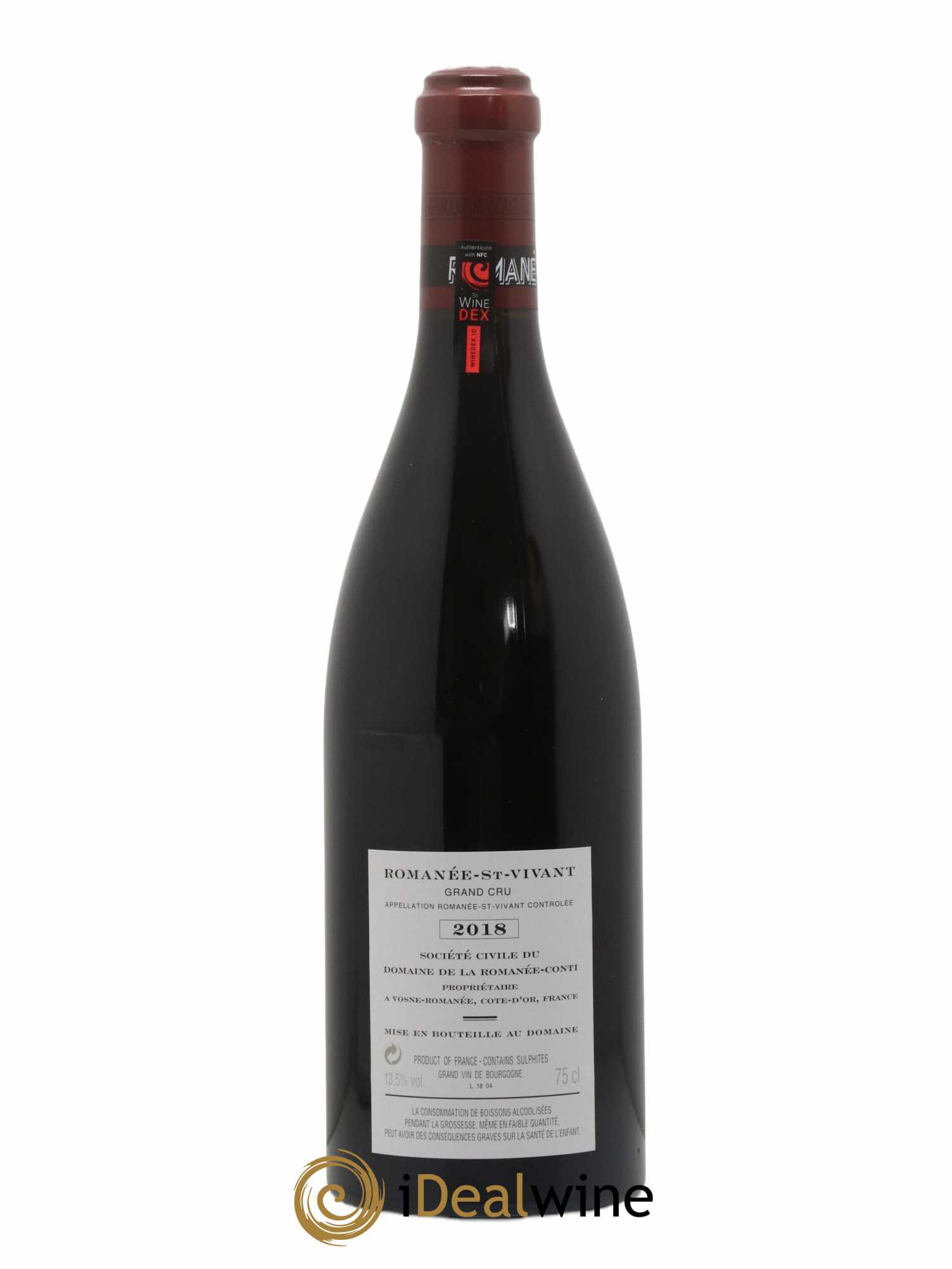 Romanée-Saint-Vivant Grand Cru Domaine de la Romanée-Conti 2018 - Lot of 1 bottle - 1