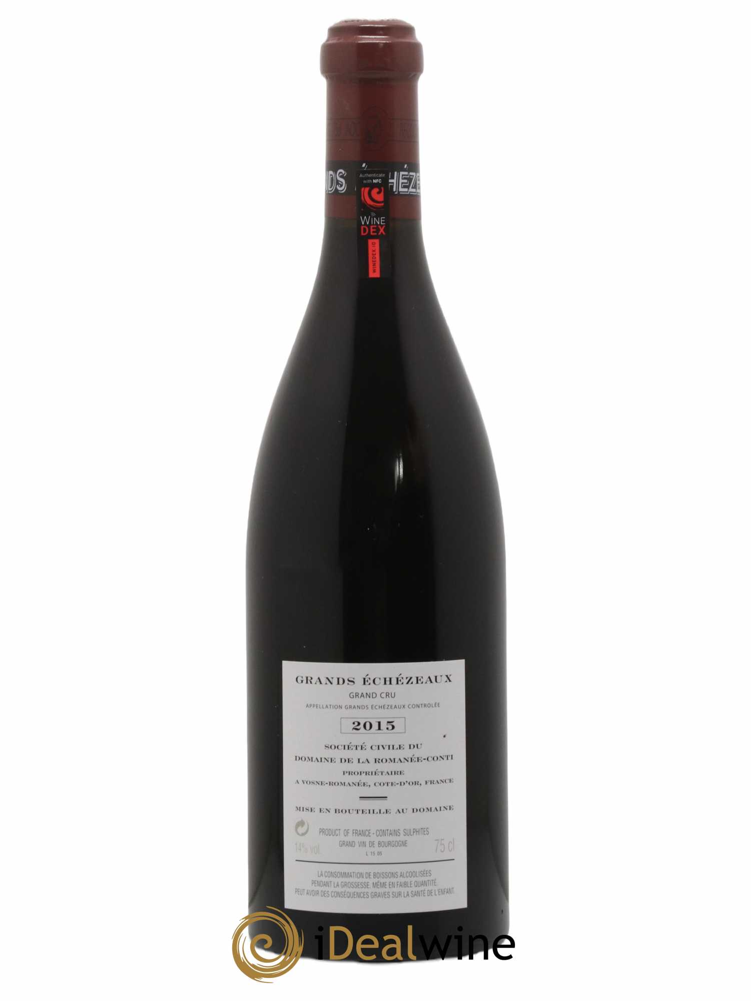 Grands-Echezeaux Grand Cru Domaine de la Romanée-Conti 2015 - Lot of 1 bottle - 1