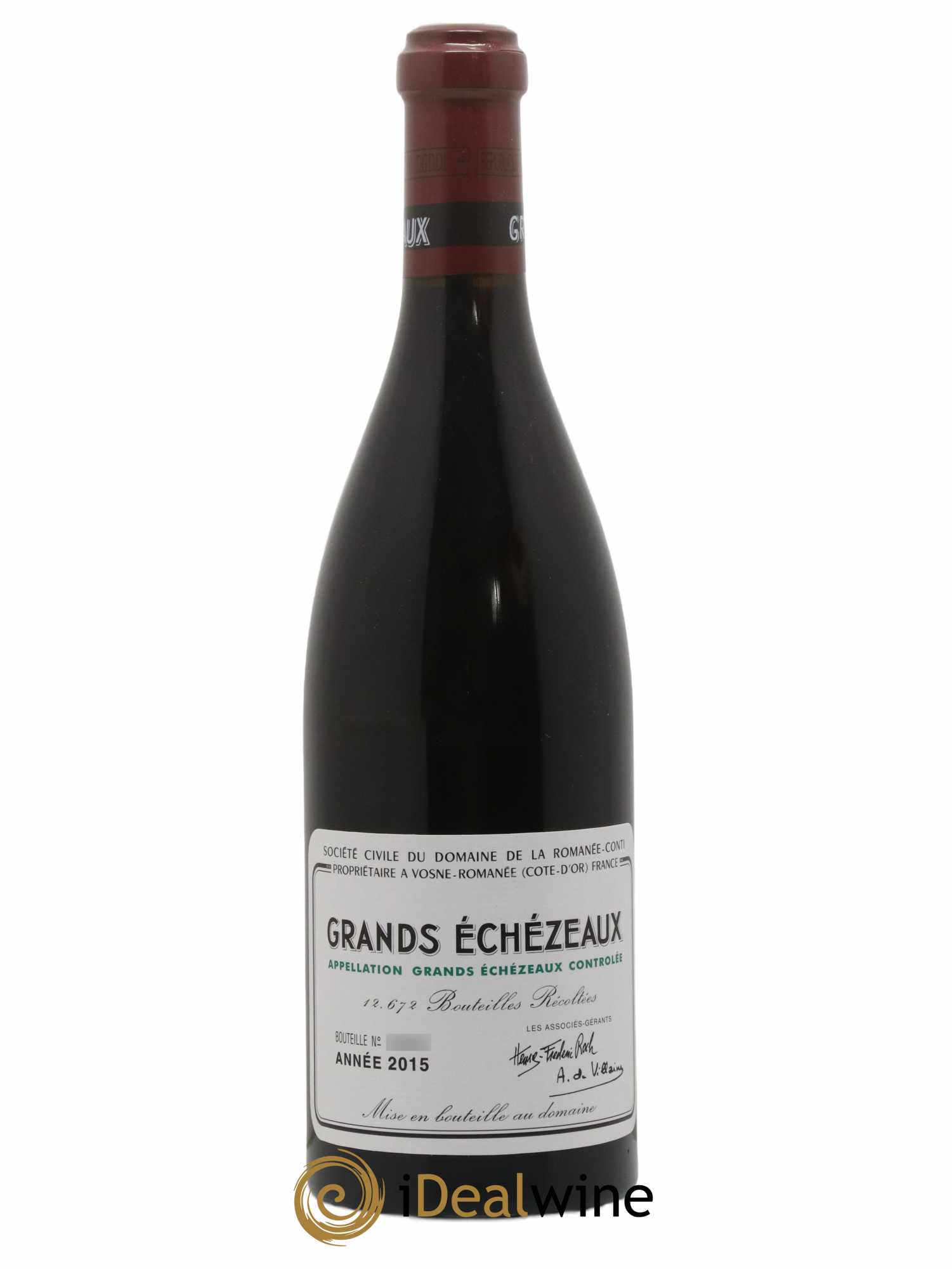 Grands-Echezeaux Grand Cru Domaine de la Romanée-Conti 2015 - Lot of 1 bottle - 0