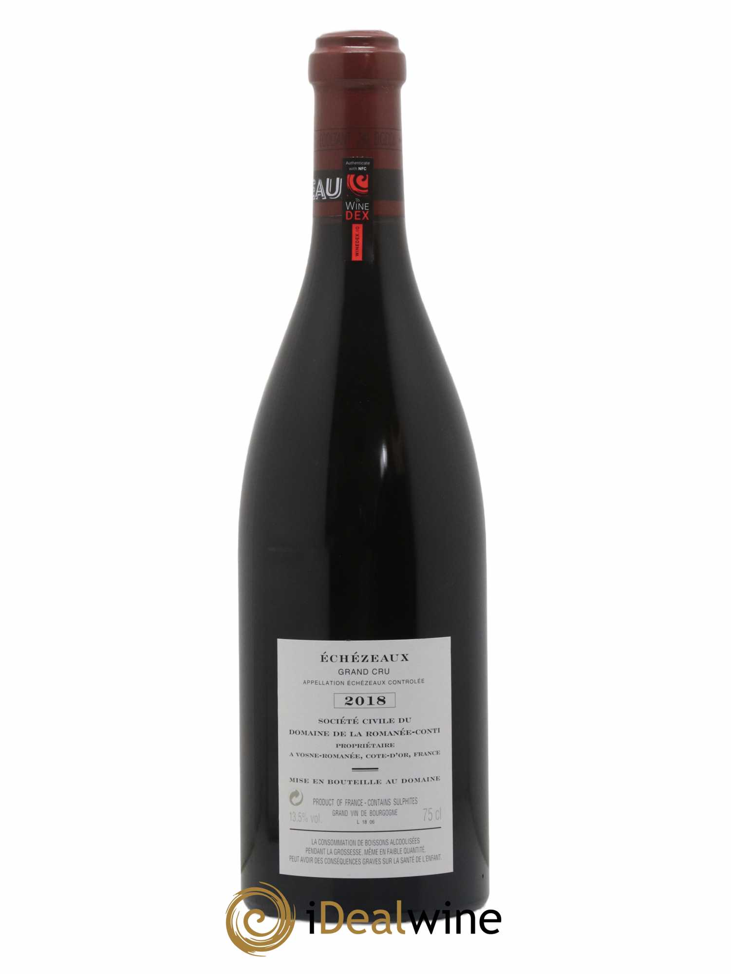 Echezeaux Grand Cru Domaine de la Romanée-Conti 2018 - Lot de 1 bouteille - 1