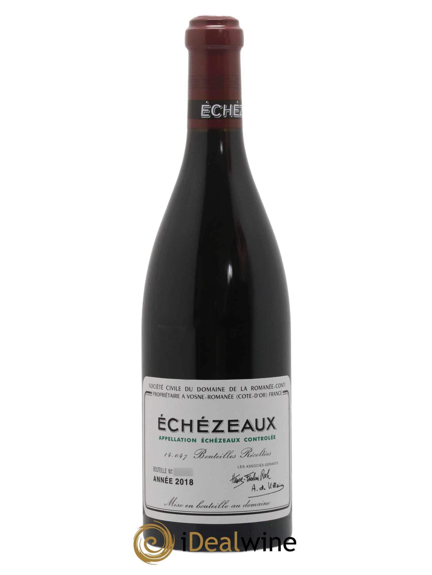 Echezeaux Grand Cru Domaine de la Romanée-Conti 2018 - Lot de 1 bouteille - 0