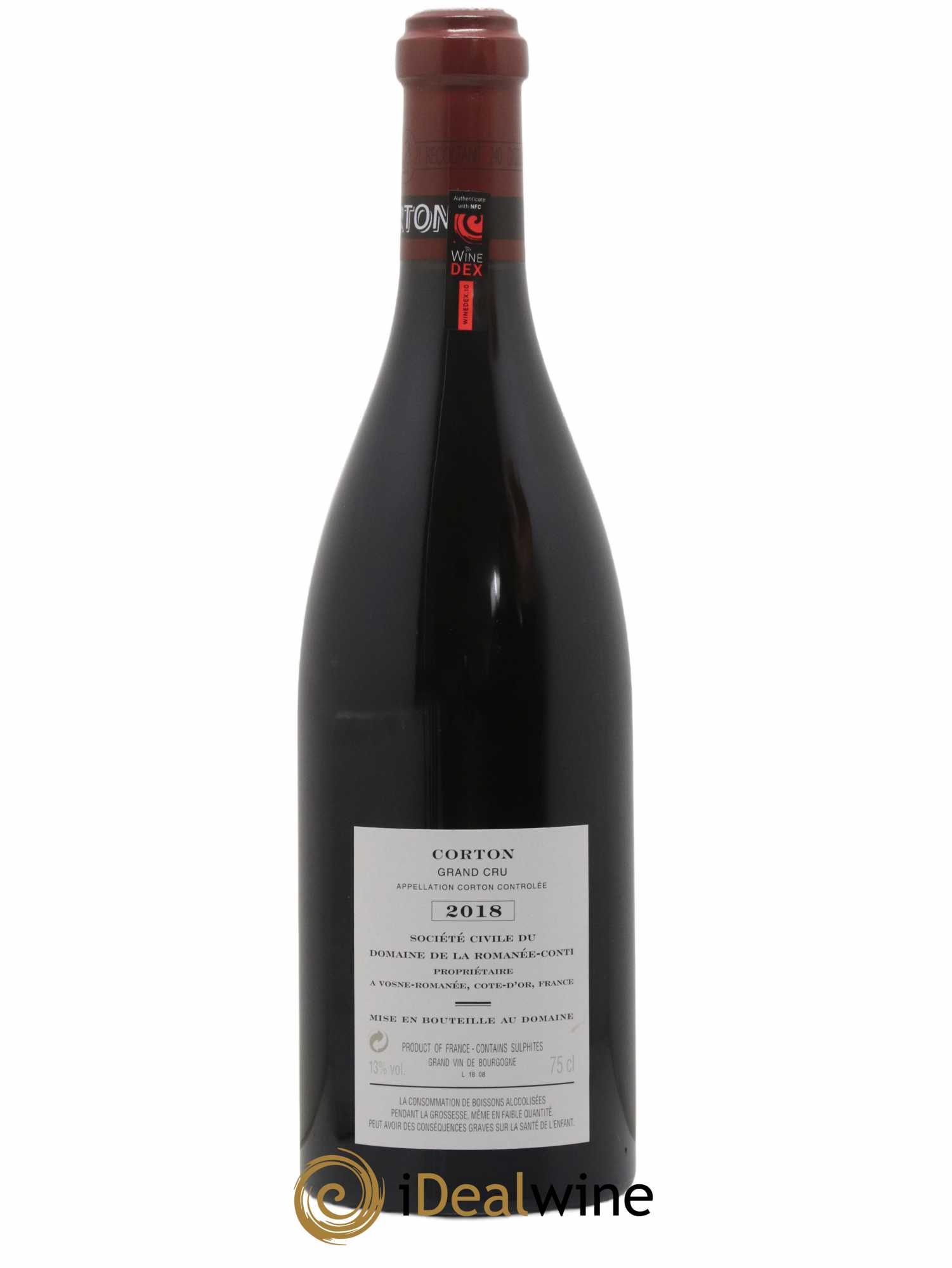 Corton Grand Cru Domaine de la Romanée-Conti 2018 - Lot de 1 bouteille - 1