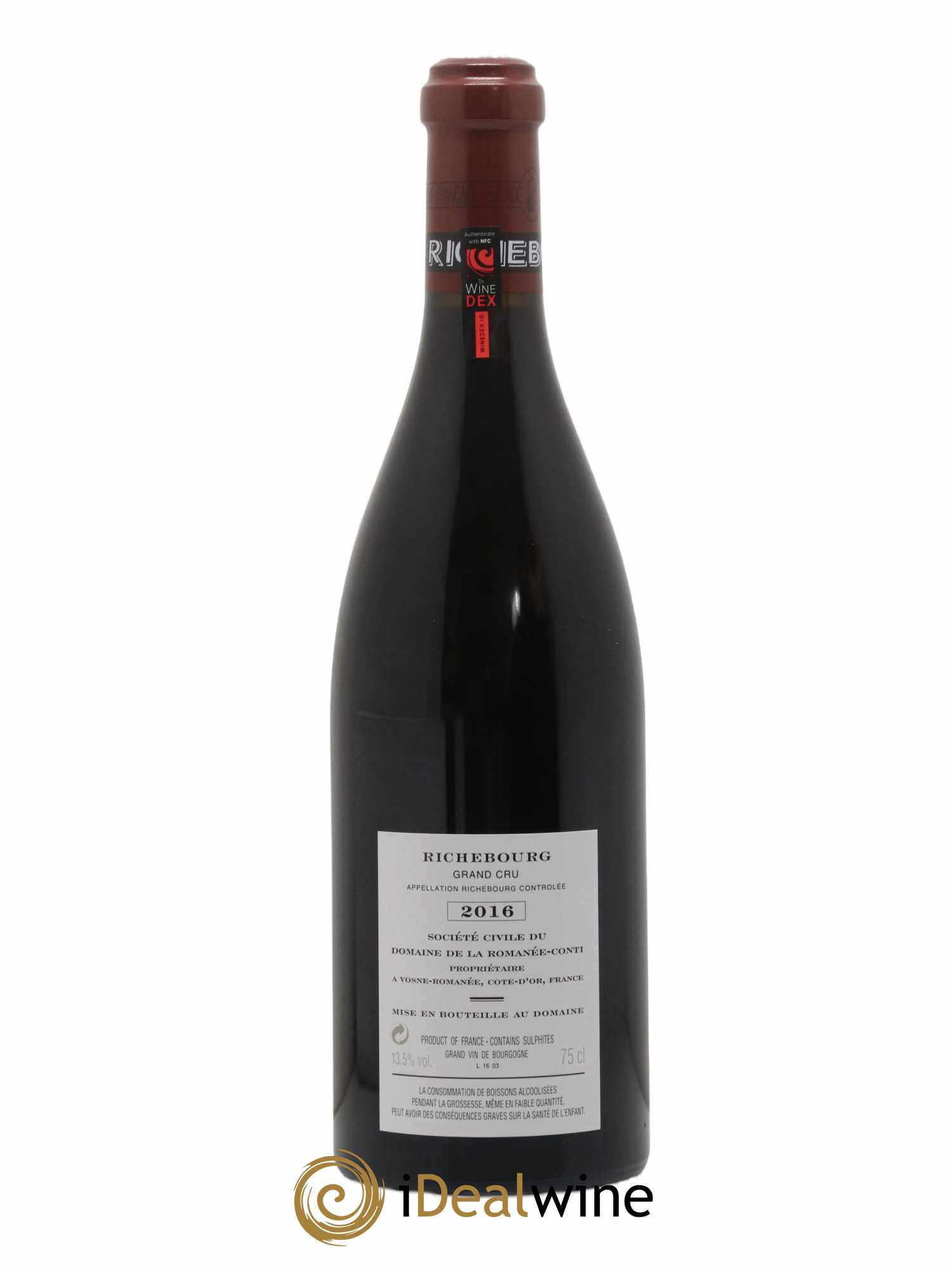 Richebourg Grand Cru Domaine de la Romanée-Conti 2016 - Lot of 1 bottle - 1