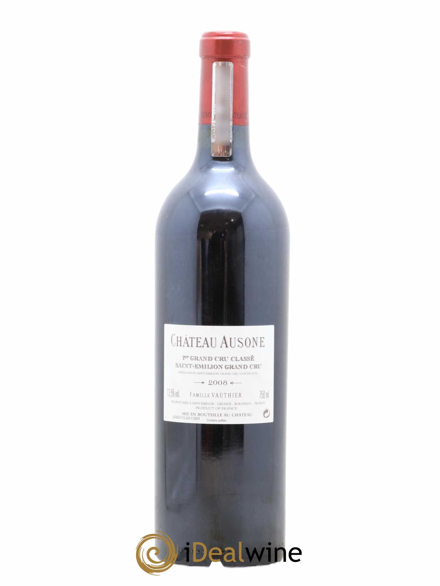 Château Ausone 1er Grand Cru Classé A 2008 - Lot de 1 bouteille - 1