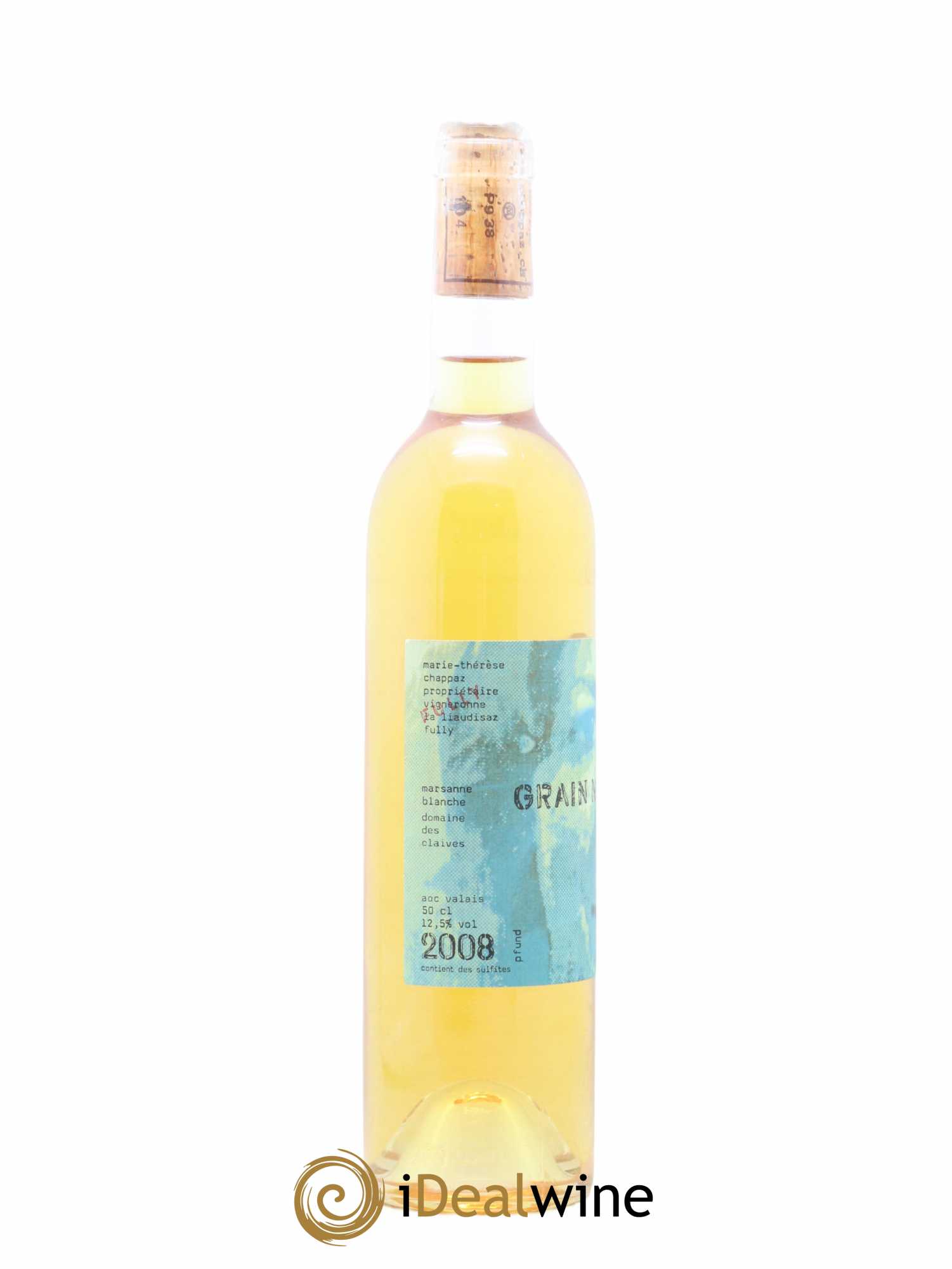Valais Grain Noble Marsanne Blanche Marie-Thérèse Chappaz - Domaine Les Claives 2008 - Lotto di 1 bottiglia - 1