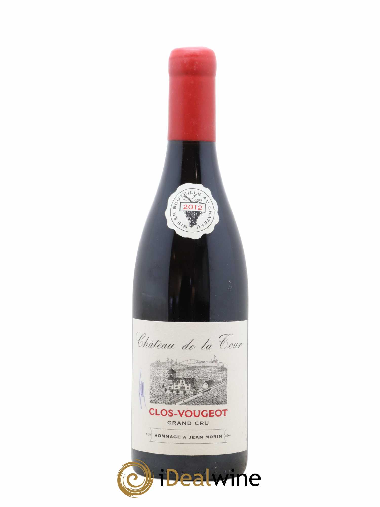 Clos de Vougeot Grand Cru Hommage à Jean Morin Château de La Tour 2012 - Lot de 1 bouteille - 0