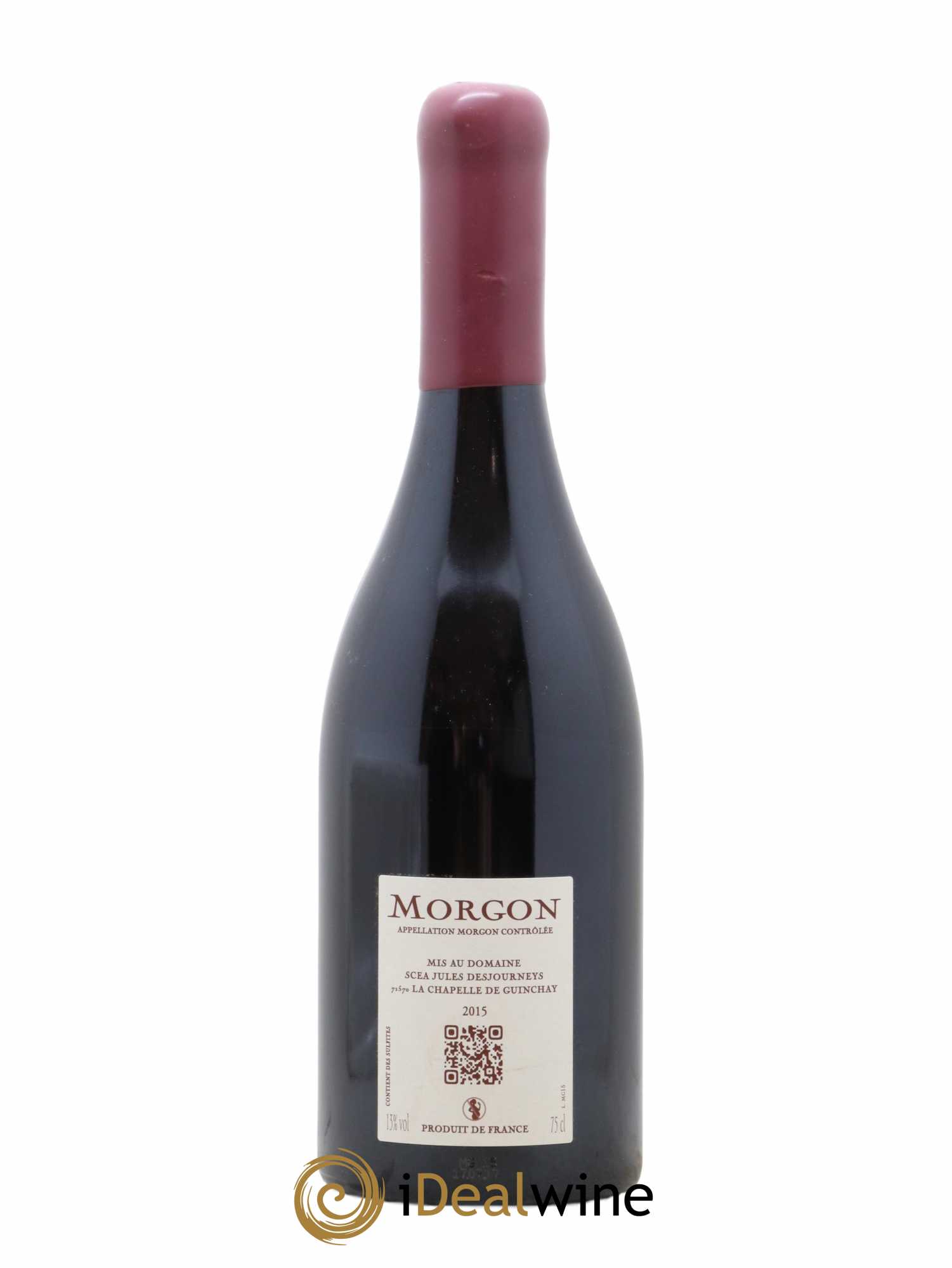 Morgon Jules Desjourneys 2015 - Lot de 1 bouteille - 1