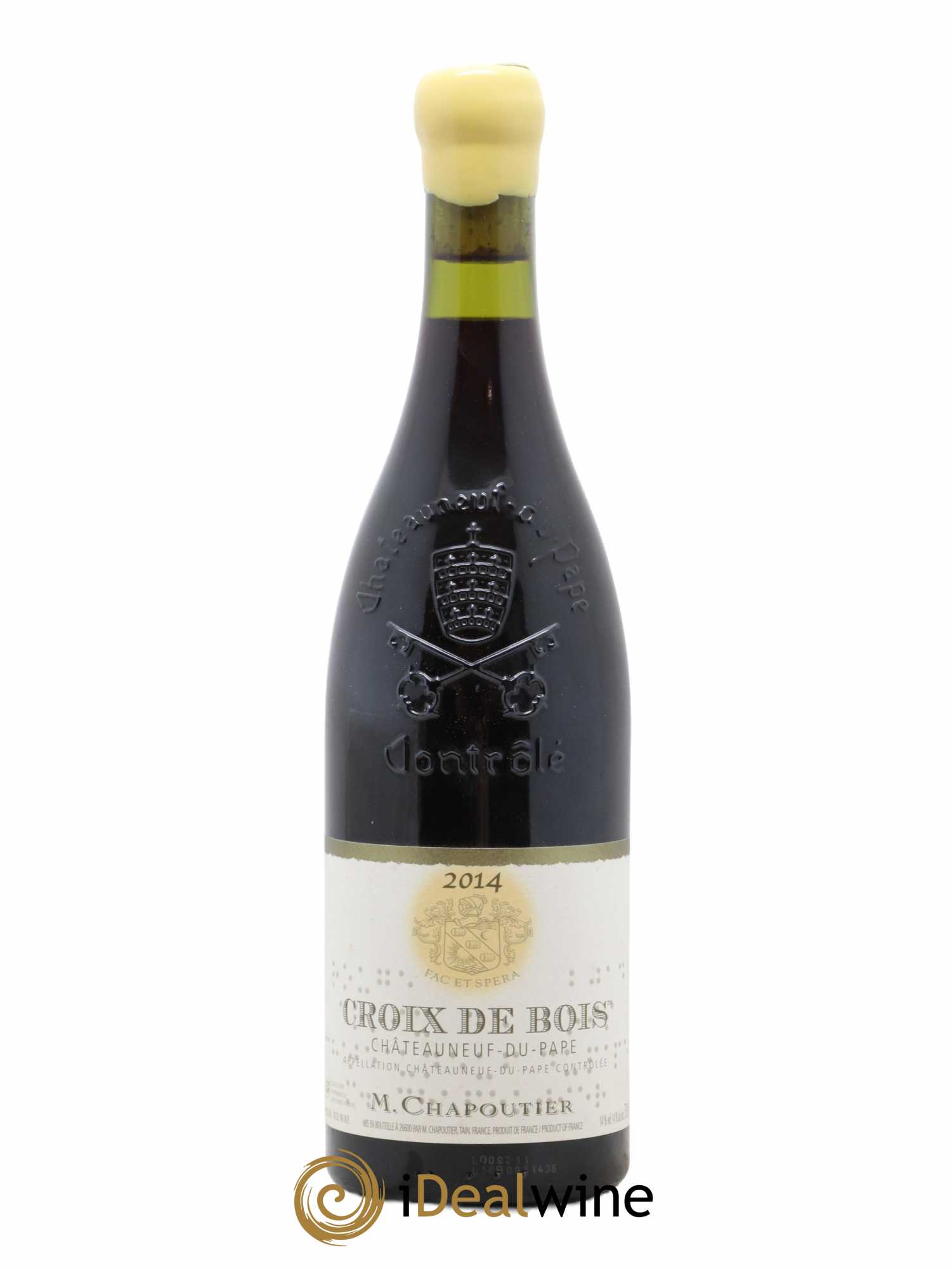 Châteauneuf-du-Pape Croix de Bois Chapoutier 2014 - Lot de 1 bouteille - 0