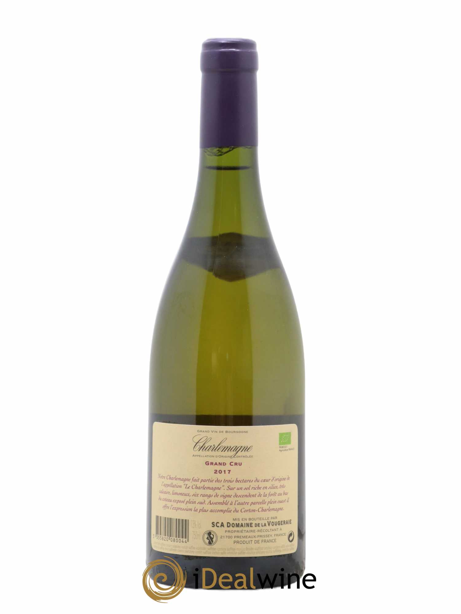 Charlemagne La Vougeraie 2017 - Lot de 1 bouteille - 1