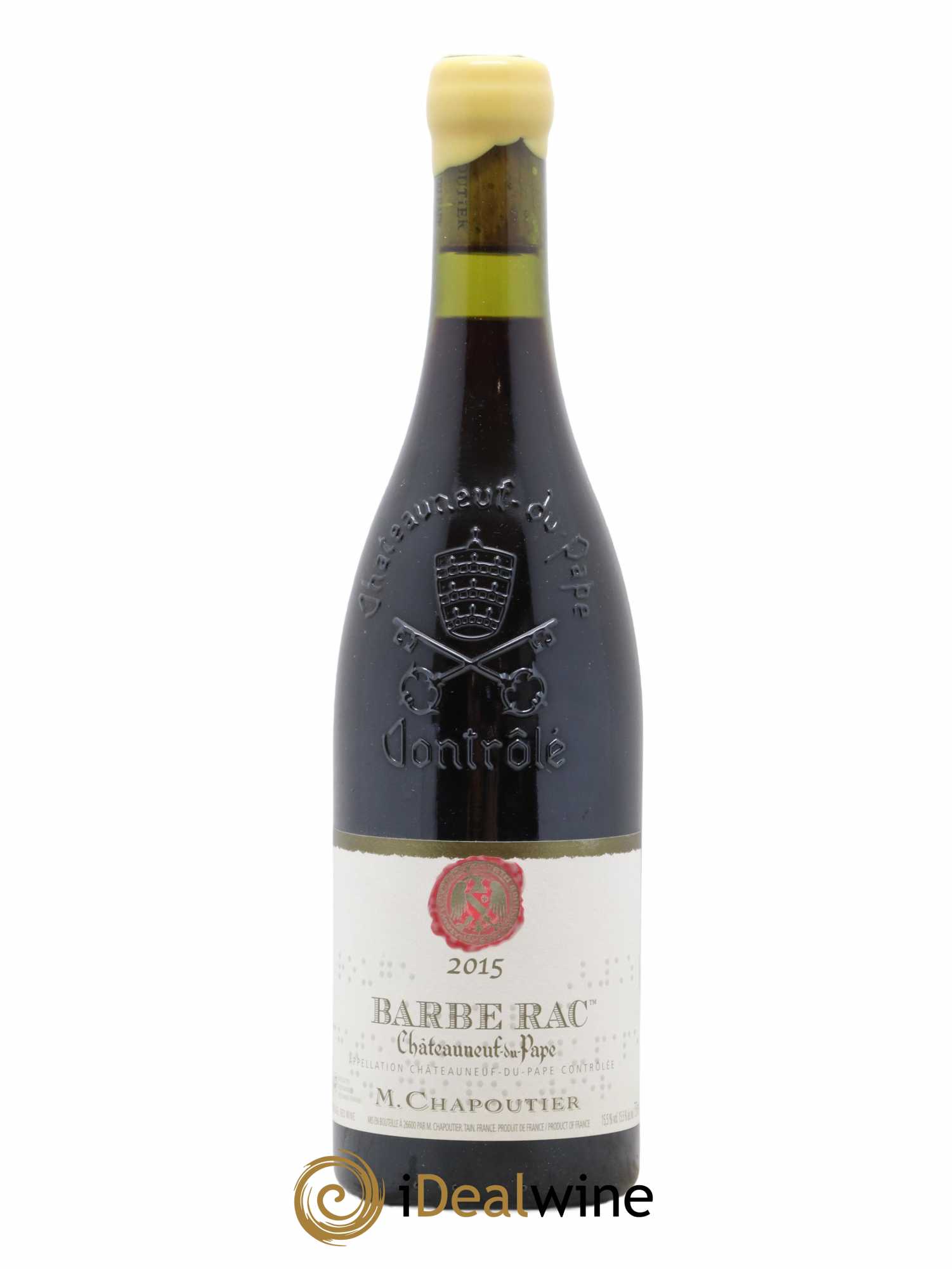 Châteauneuf-du-Pape Barbe Rac Chapoutier 2015 - Lot de 1 bouteille - 0