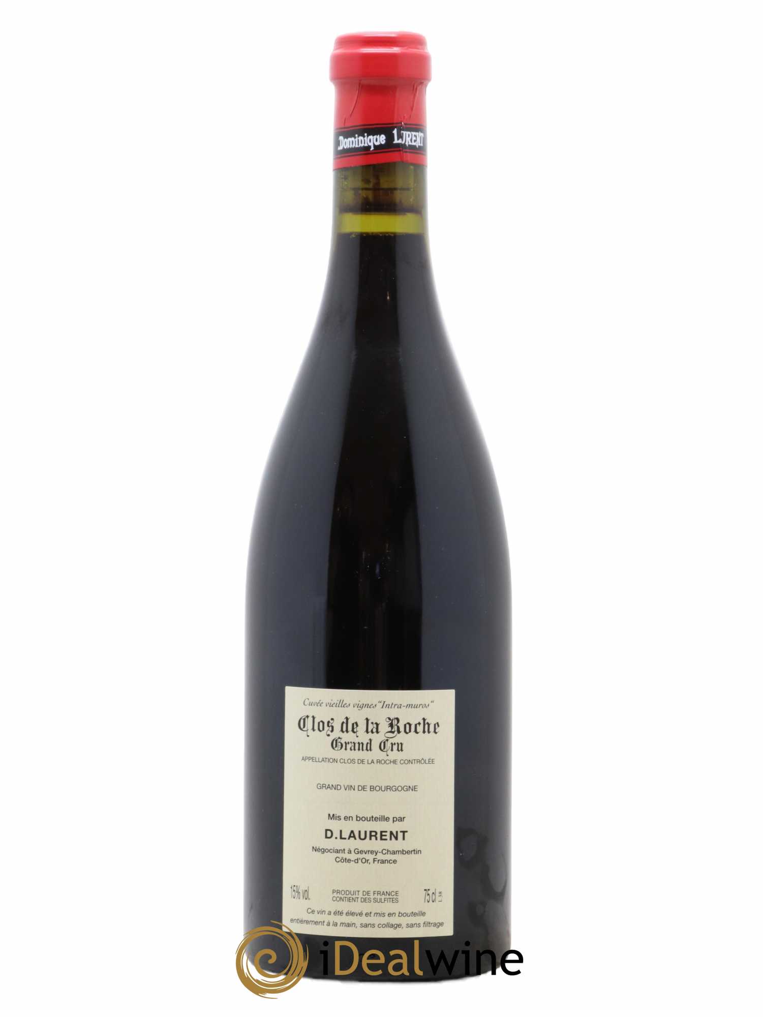 Clos de la Roche Grand Cru Vieilles vignes Intra-muros Dominique Laurent Réserve personnelle Cuvée Vielles Vignes Intra Muros 2018 - Posten von 1 Flasche - 1