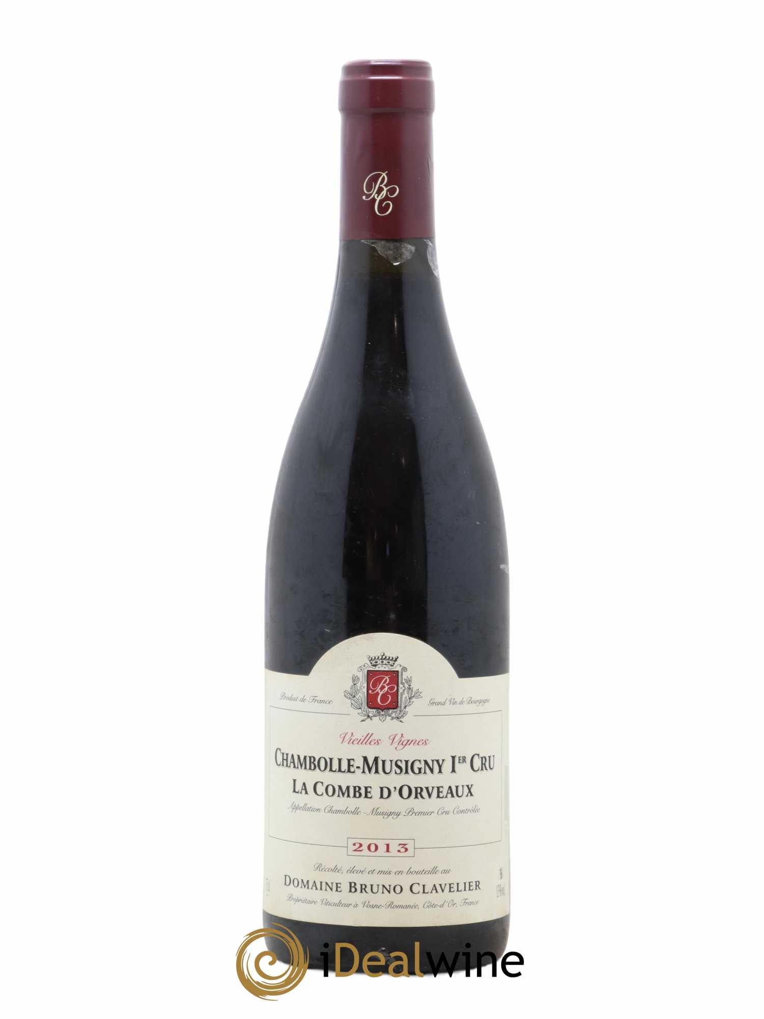 Chambolle-Musigny 1er Cru La Combe d'Orveaux Vieilles Vignes Bruno Clavelier 2013 - Lot de 1 bouteille - 0