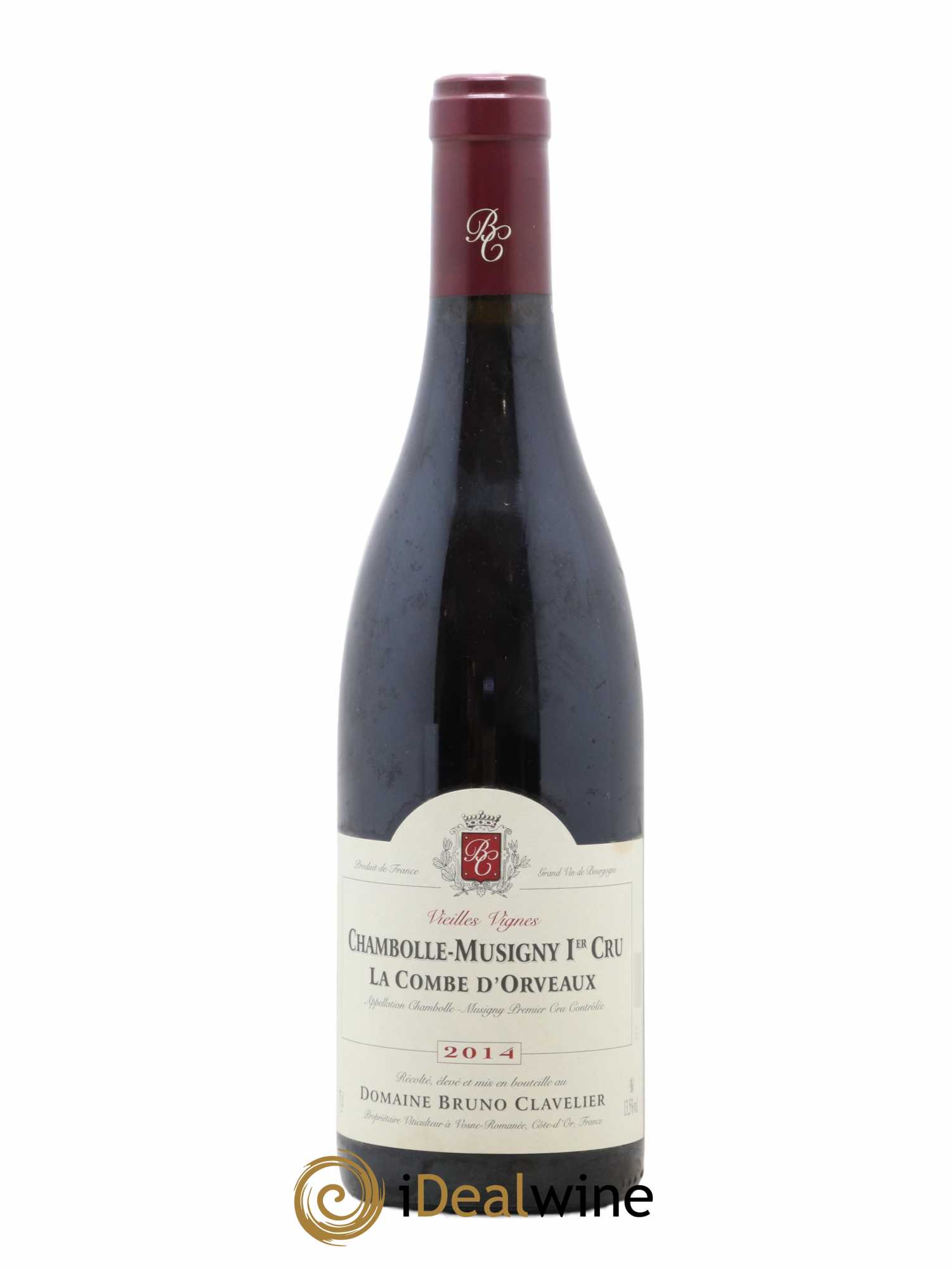 Chambolle-Musigny 1er Cru La Combe d'Orveaux Vieilles Vignes Bruno Clavelier 2014 - Lot de 1 bouteille - 0