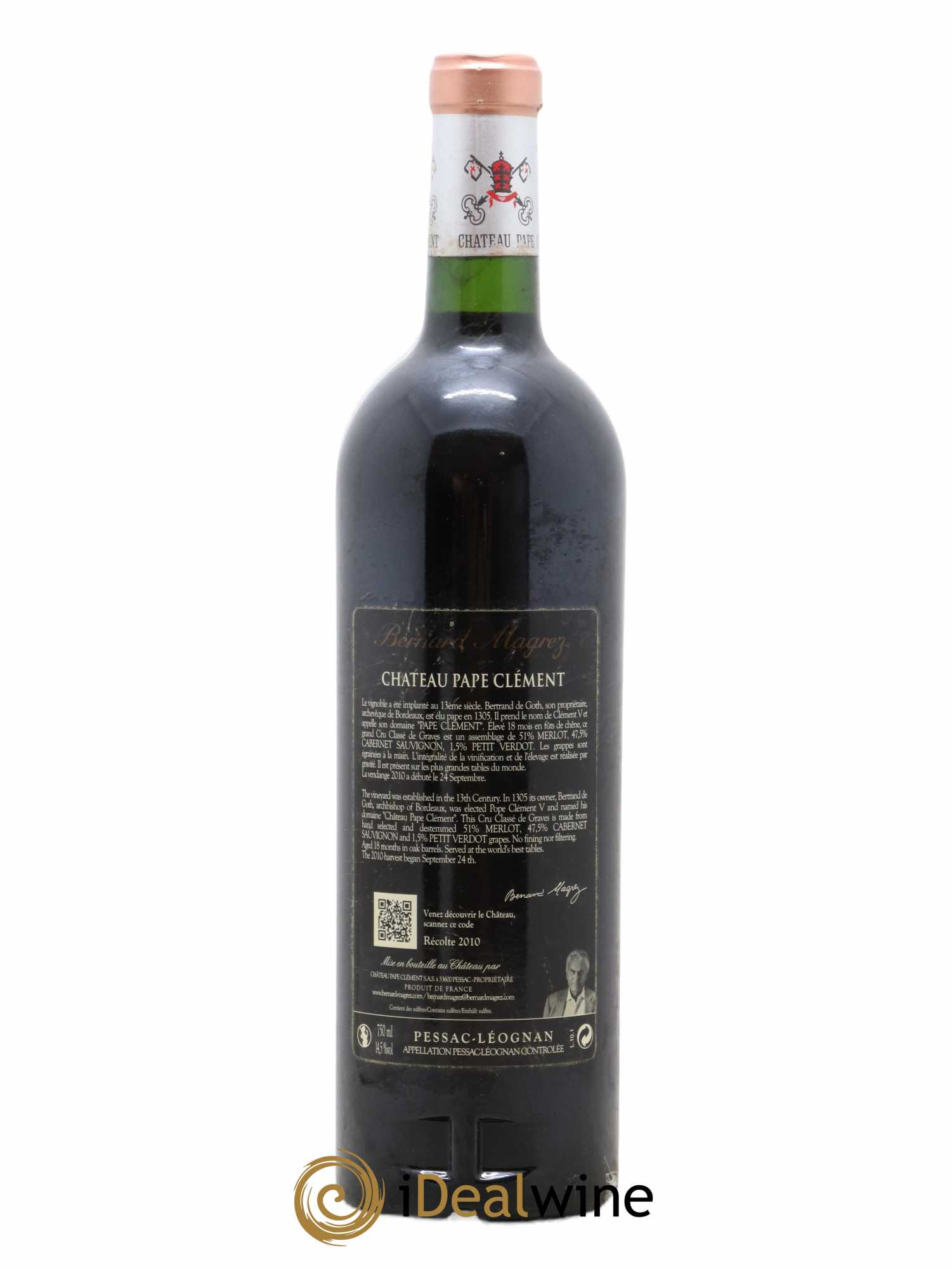 Château Pape Clément Cru Classé de Graves 2010 - Lot de 1 bouteille - 1