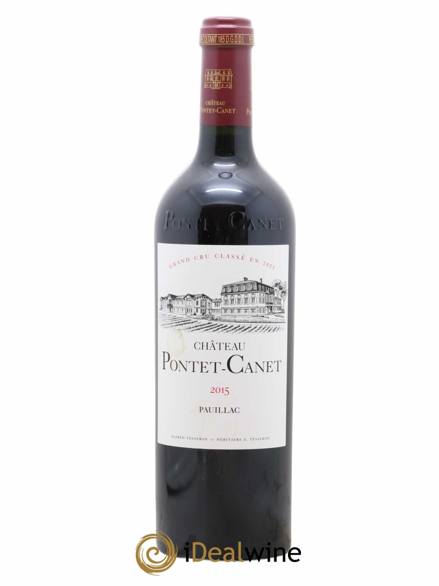 Château Pontet Canet 5ème Grand Cru Classé 2015 - Lot de 1 bouteille - 0