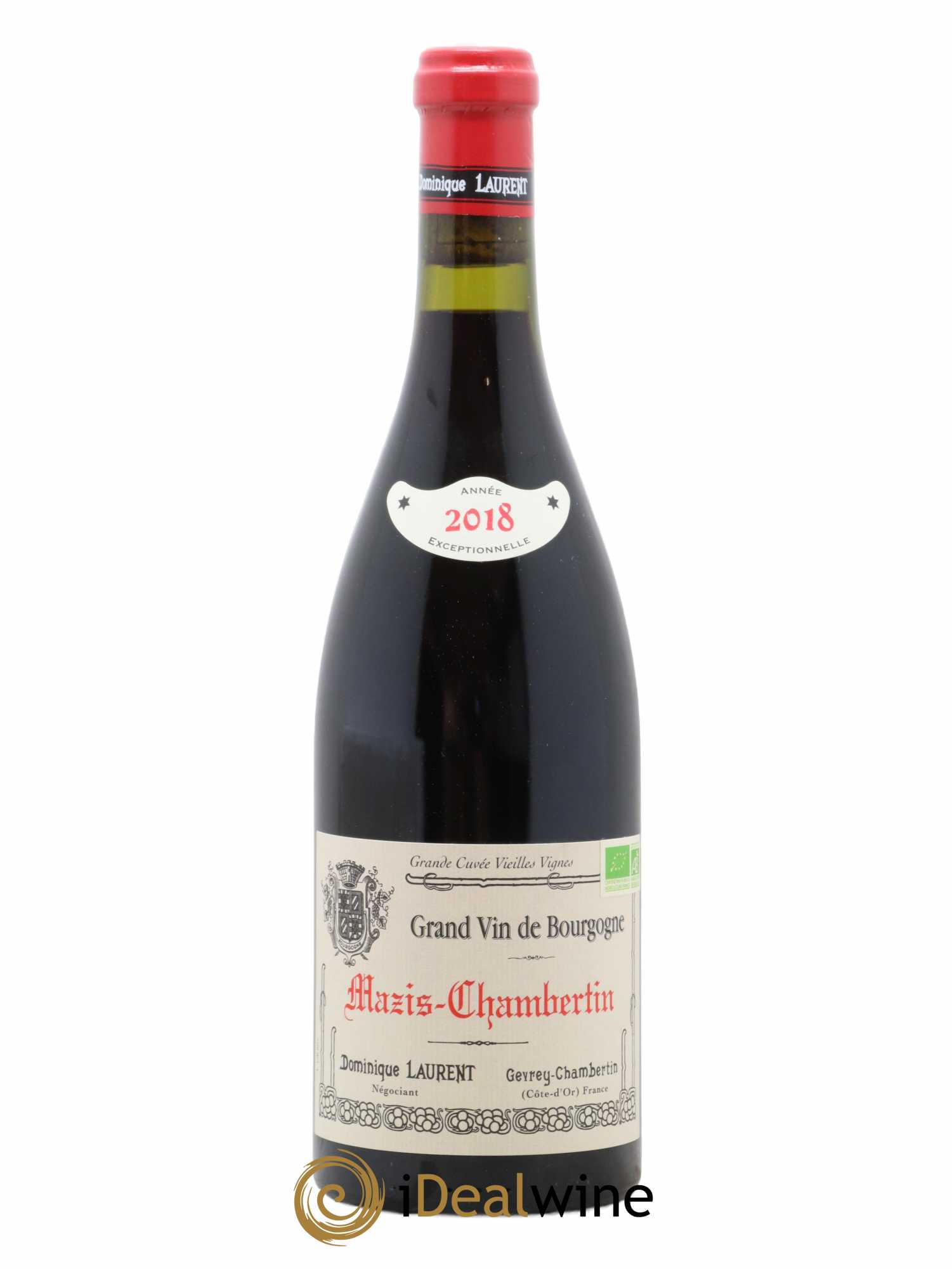 Mazis-Chambertin Grand Cru Vieilles Vignes Cuvée B Dominique Laurent 2018 - Lot de 1 bouteille - 0