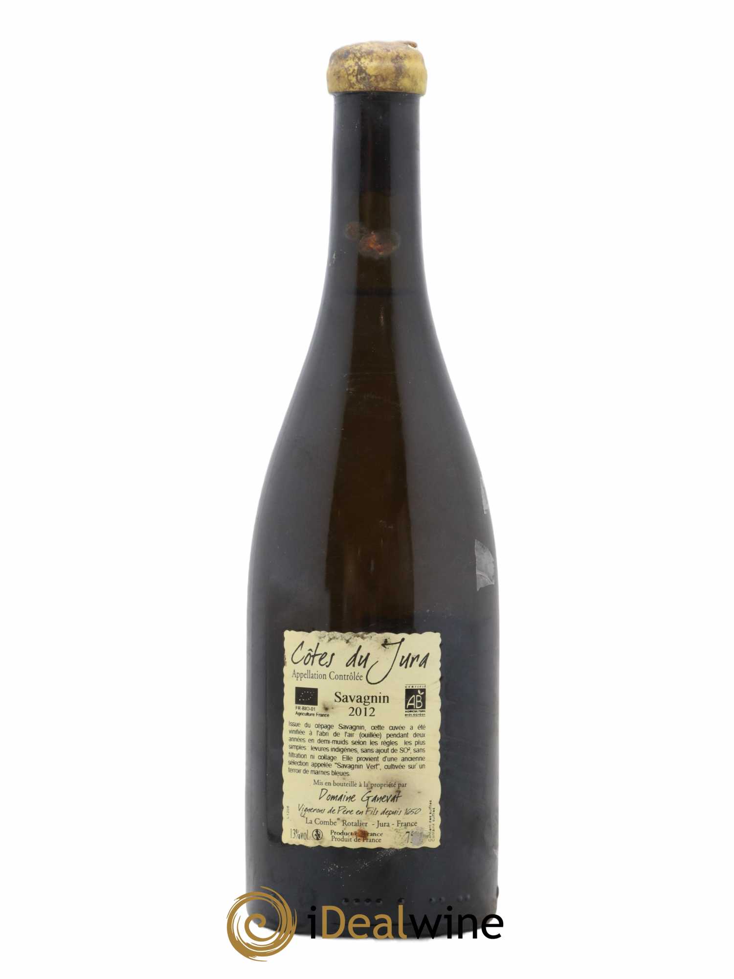 Côtes du Jura Les Chalasses Marnes Bleues Jean-François Ganevat (Domaine) 2012 - Lot de 1 bouteille - 1