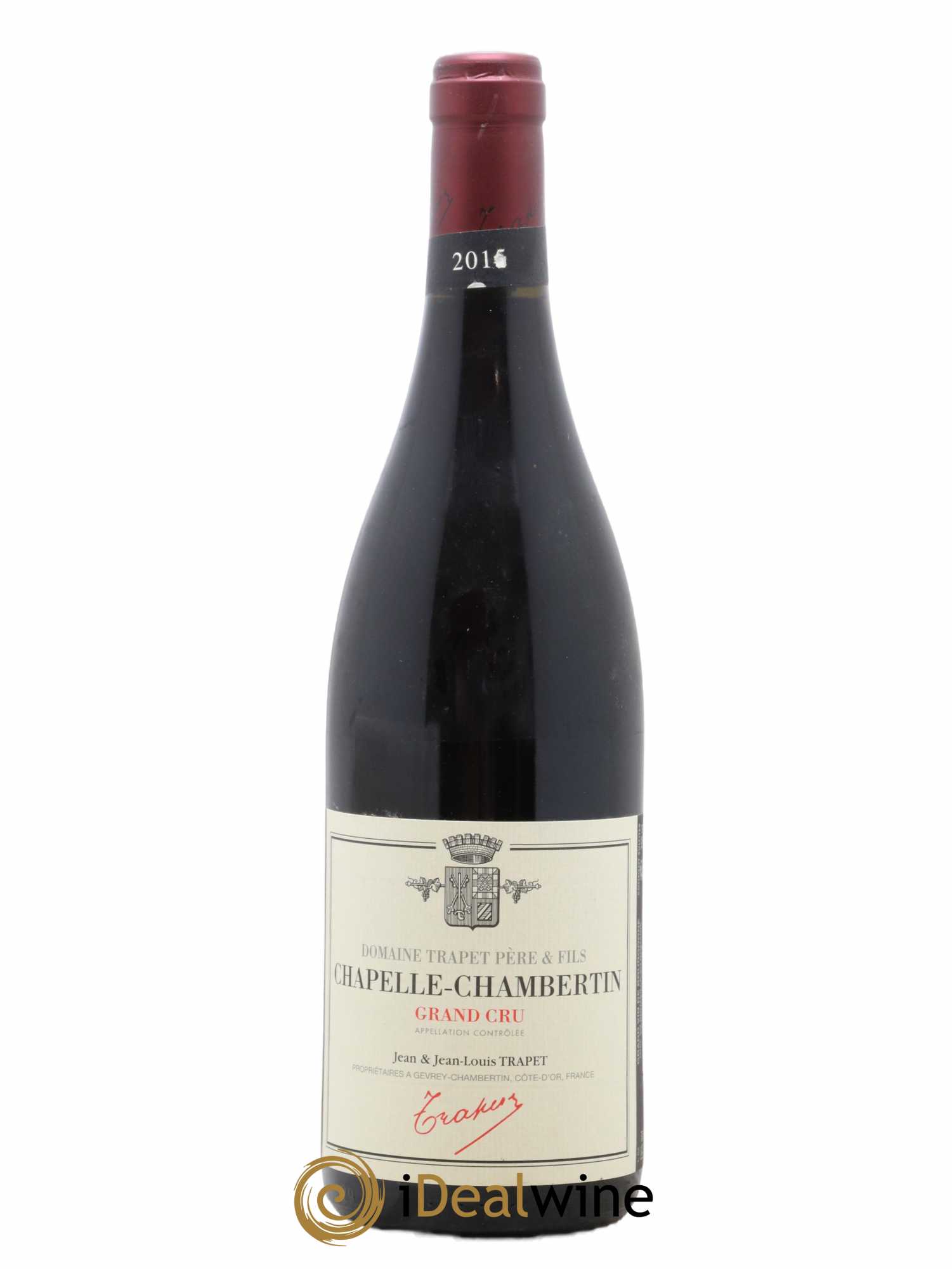 Chapelle-Chambertin Grand Cru Domaine Trapet 2015 - Lot de 1 bouteille - 0