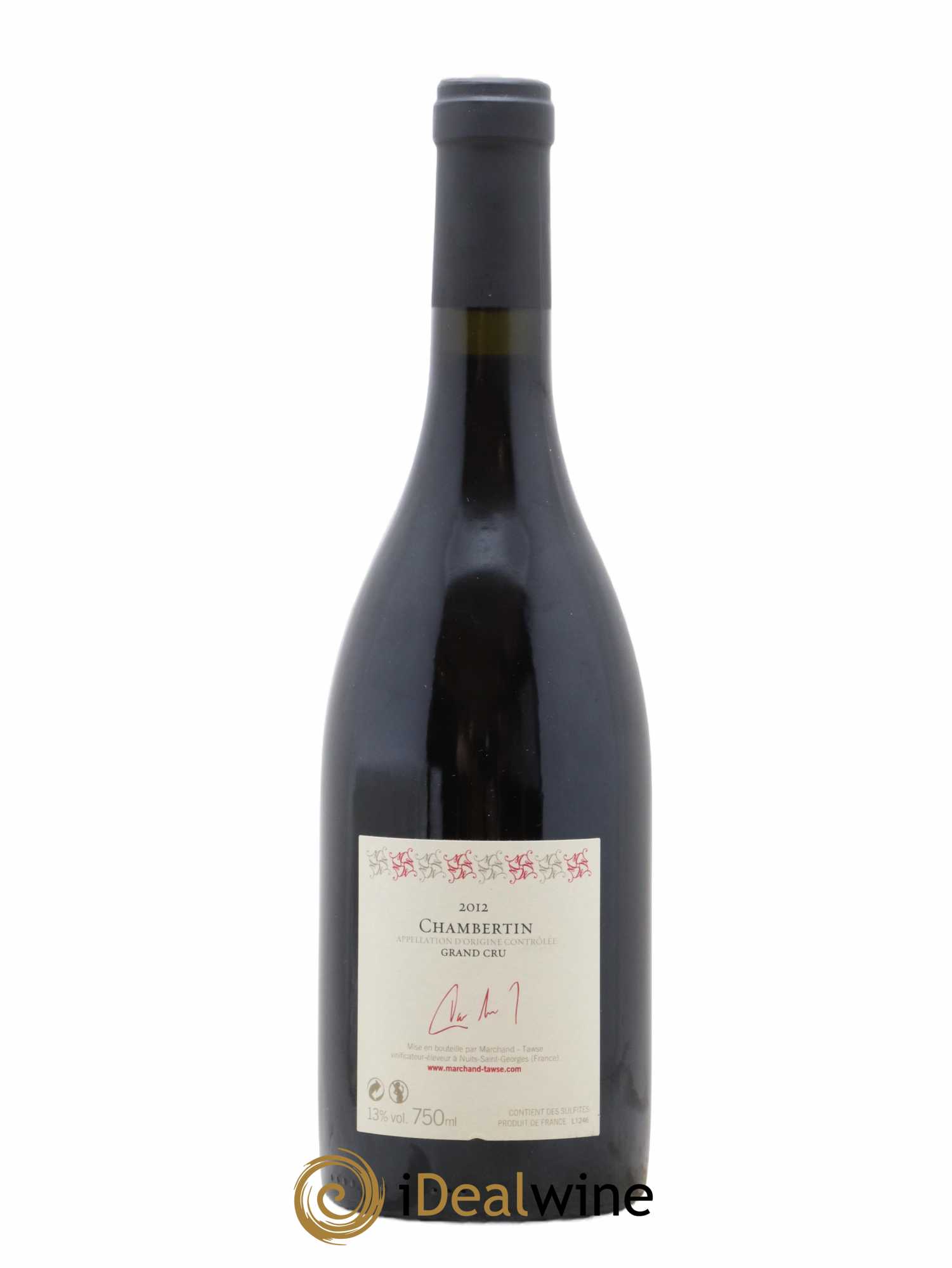 Chambertin Grand Cru Marchand Tawse 2012 - Lot de 1 bouteille - 1