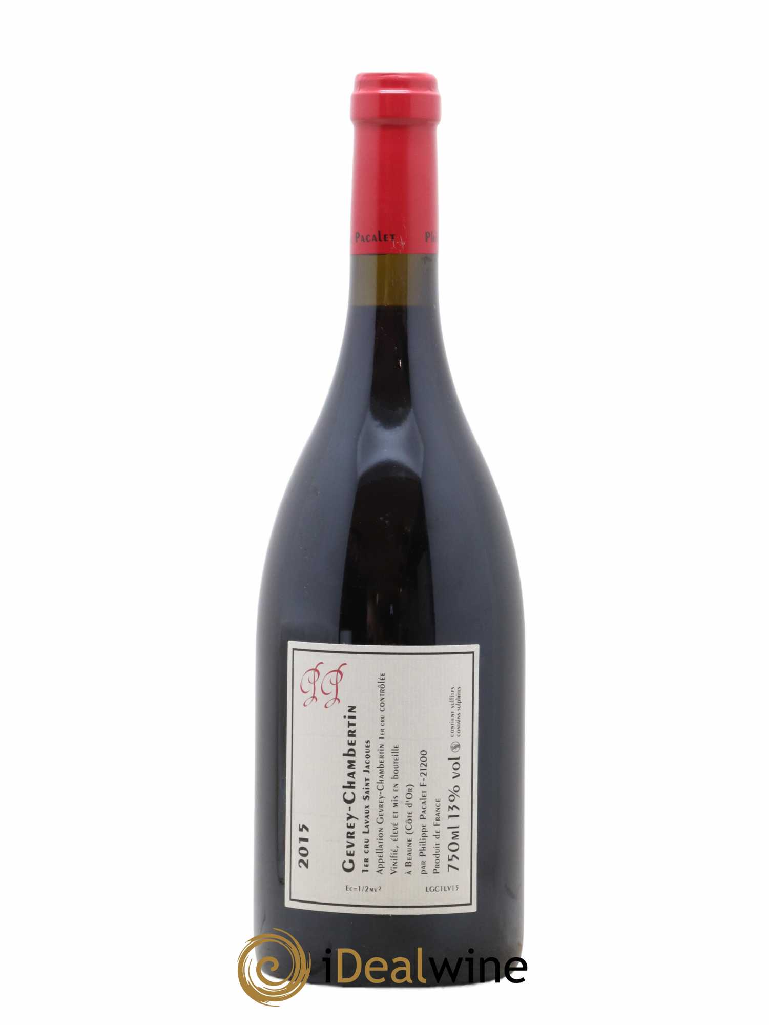 Gevrey-Chambertin 1er Cru Lavaux Saint-Jacques Philippe Pacalet 2015 - Lot de 1 bouteille - 1