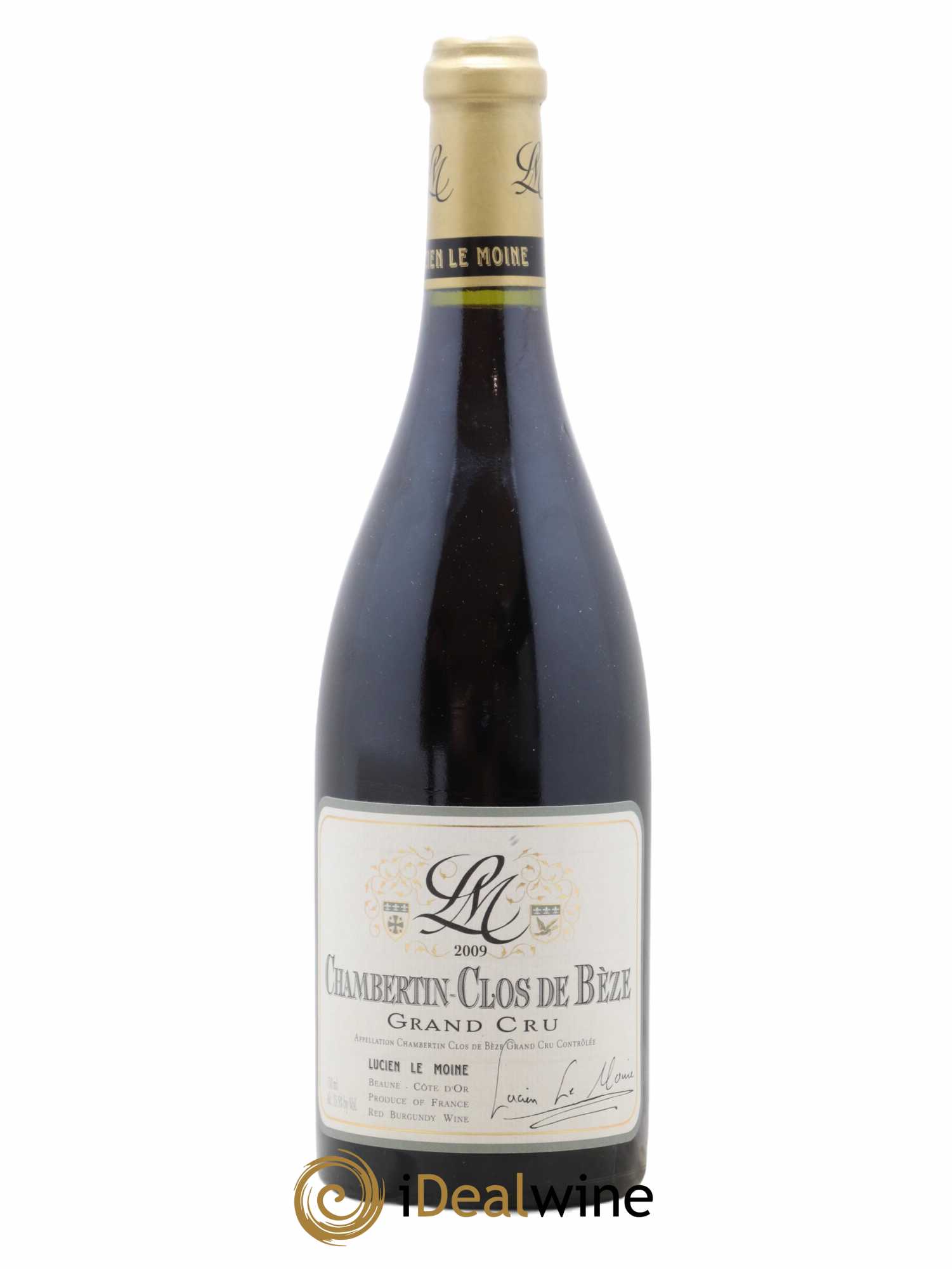 Chambertin Clos de Bèze Grand Cru Lucien Le Moine 2009 - Lot de 1 bouteille - 0