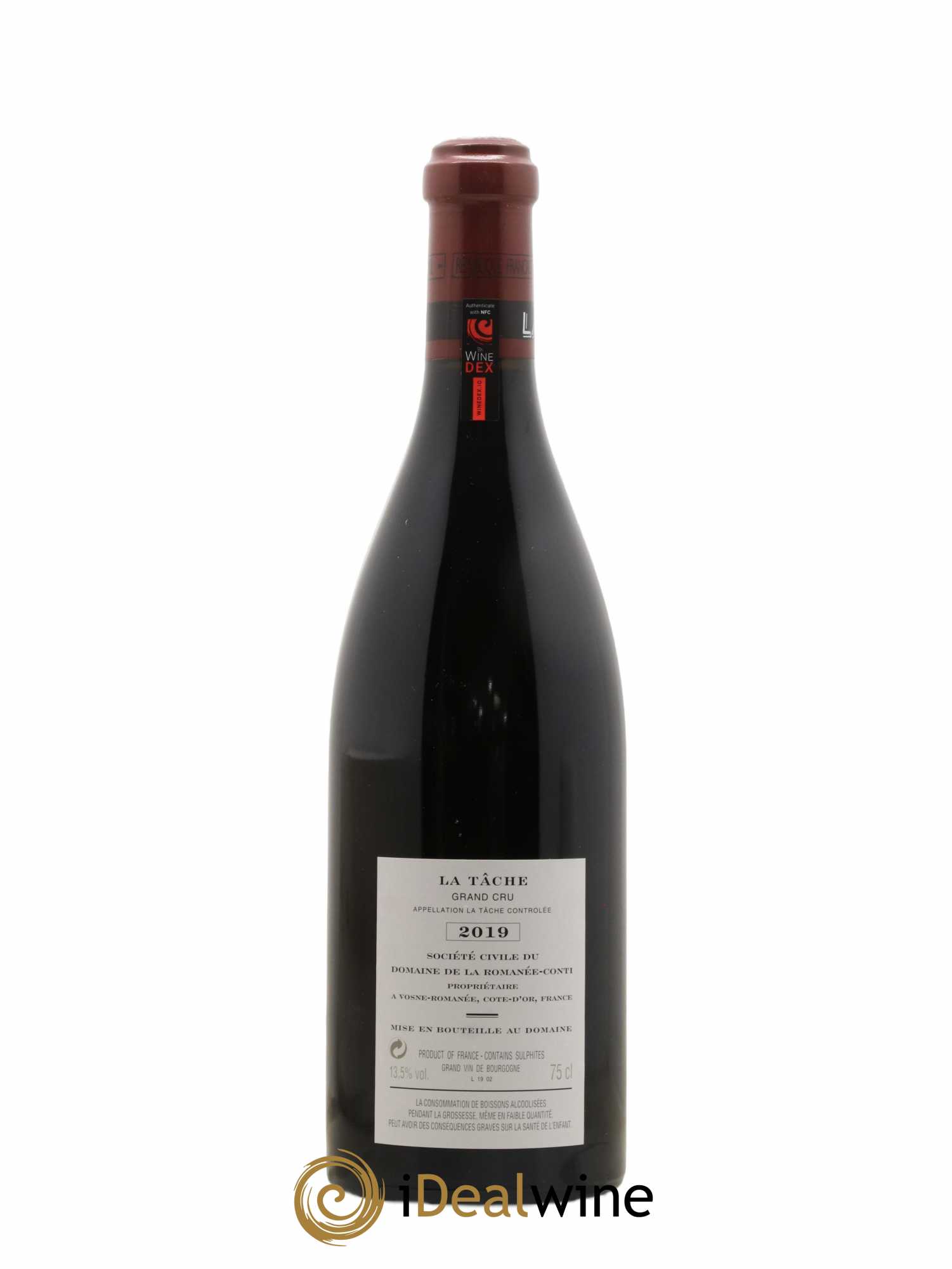 La Tâche Grand Cru Domaine de la Romanée-Conti 2019 - Lot de 1 bouteille - 1