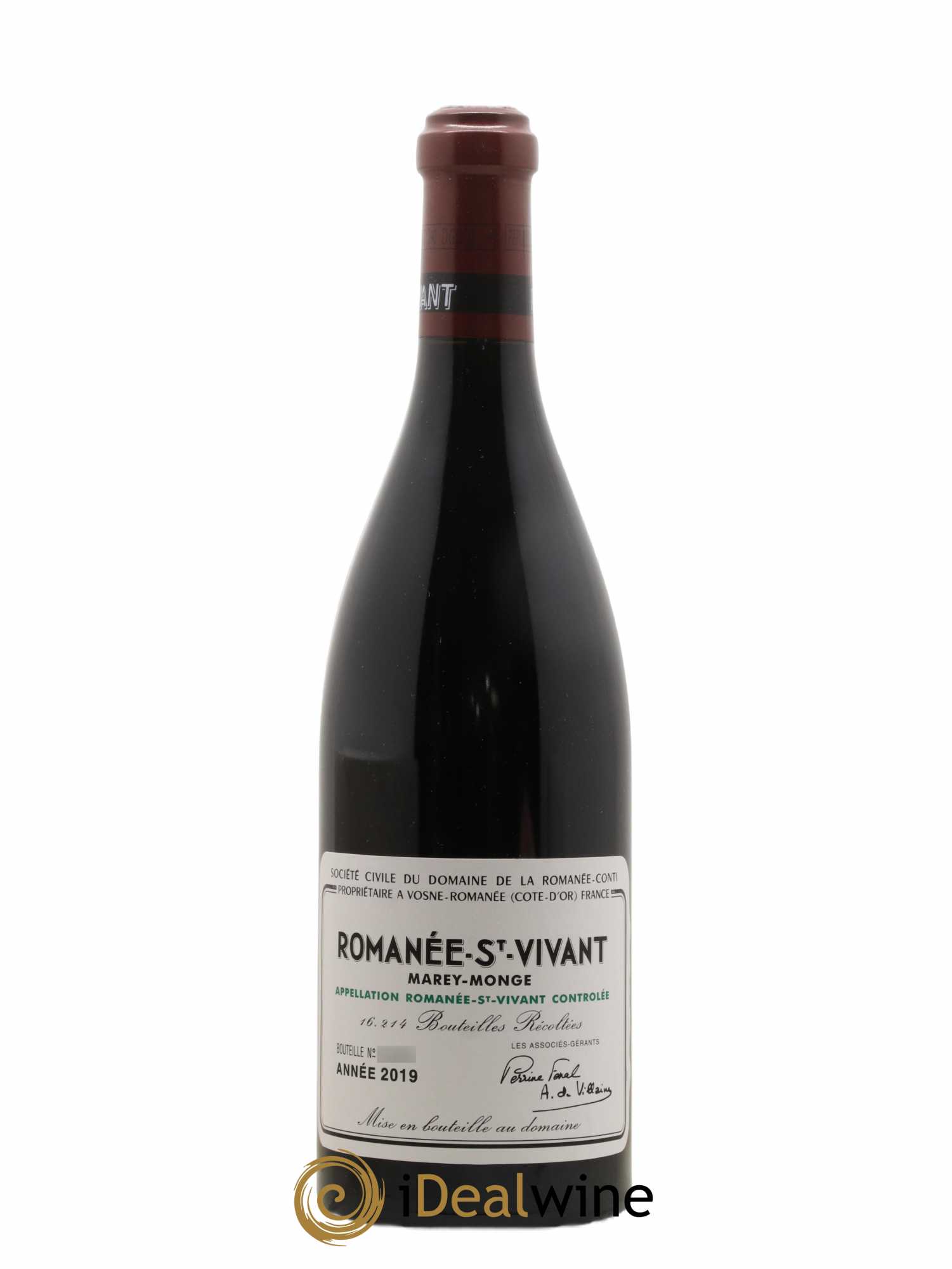Romanée-Saint-Vivant Grand Cru Domaine de la Romanée-Conti 2019 - Lot de 1 bouteille - 0