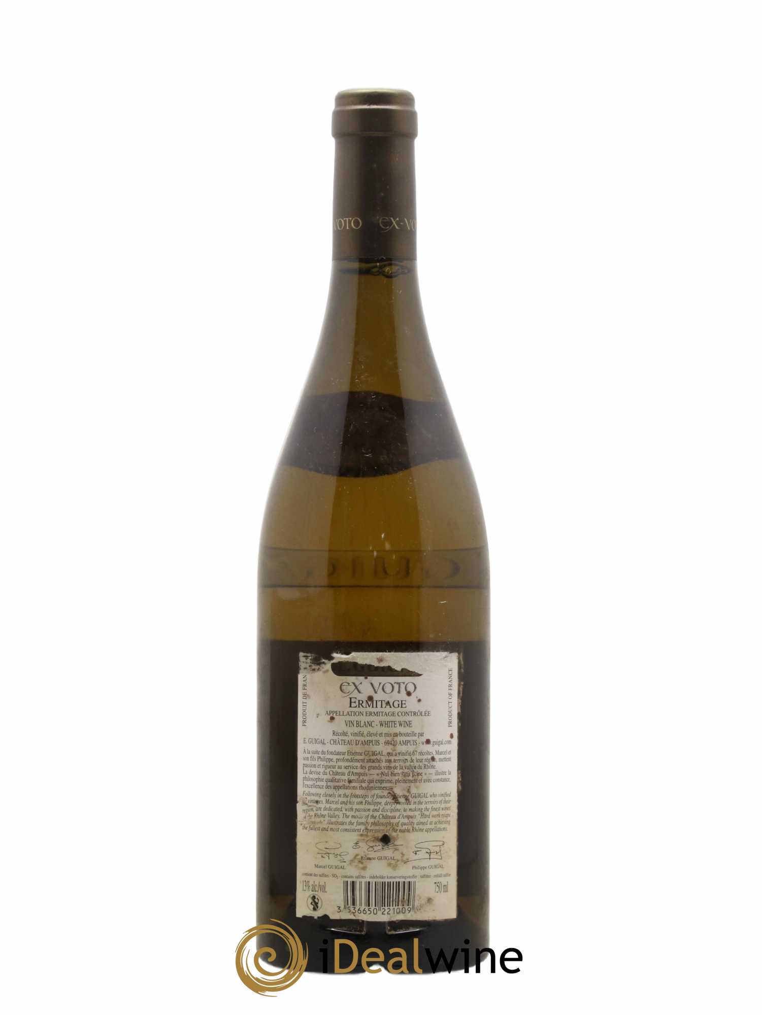 Ermitage Ex Voto Guigal 2010 - Lot de 1 bouteille - 1