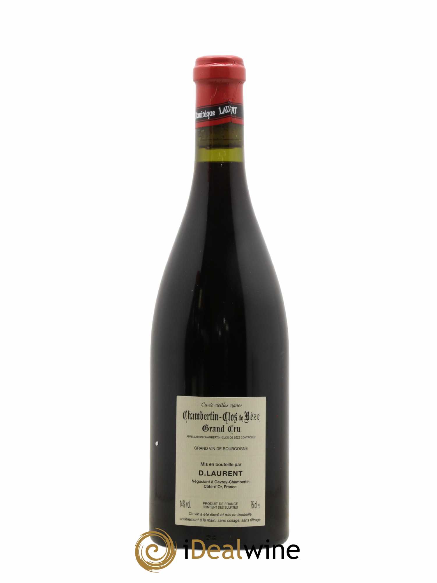 Chambertin Clos de Bèze Grand Cru Grande cuvée Vieilles vignes Dominique Laurent 2018 - Lot de 1 bouteille - 1