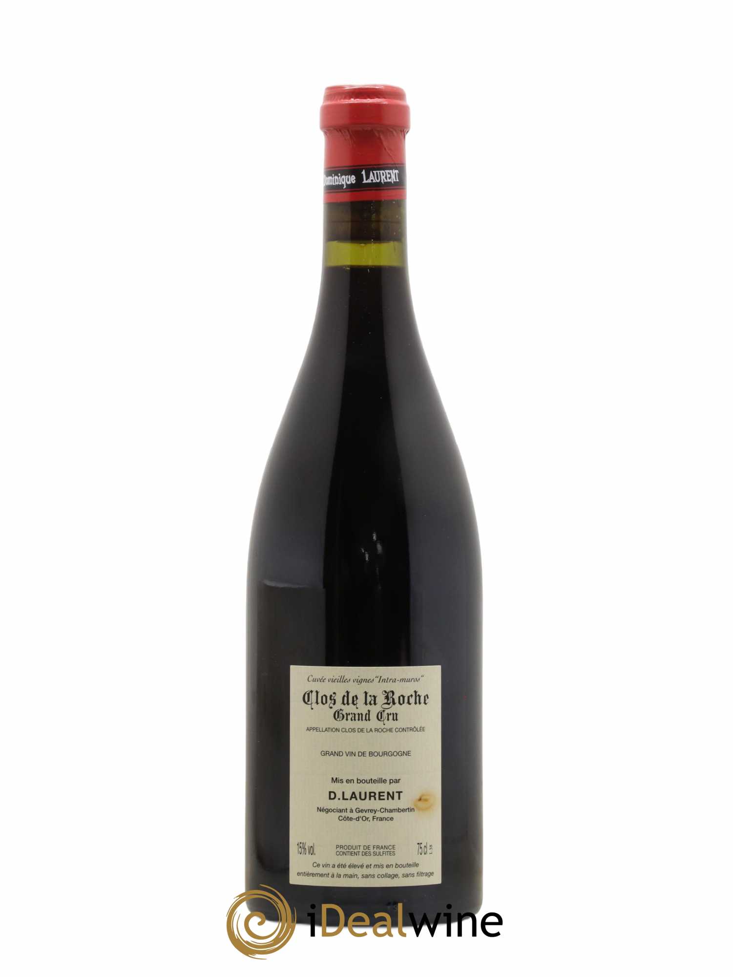 Clos de la Roche Grand Cru Vieilles vignes Intra-muros Dominique Laurent 2019 - Lot of 1 bottle - 1